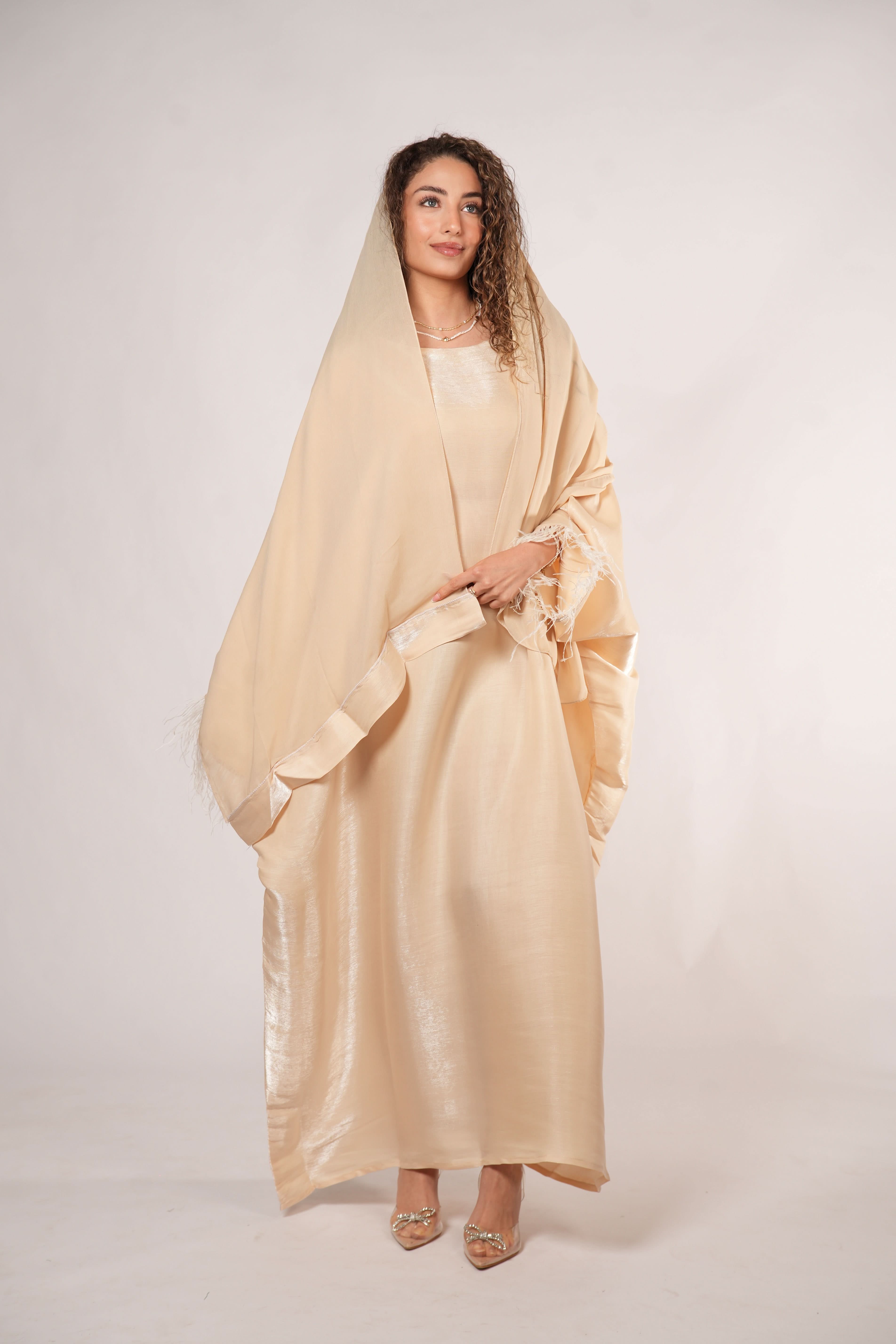 Farasha abaya - beige - Losyana.Shop