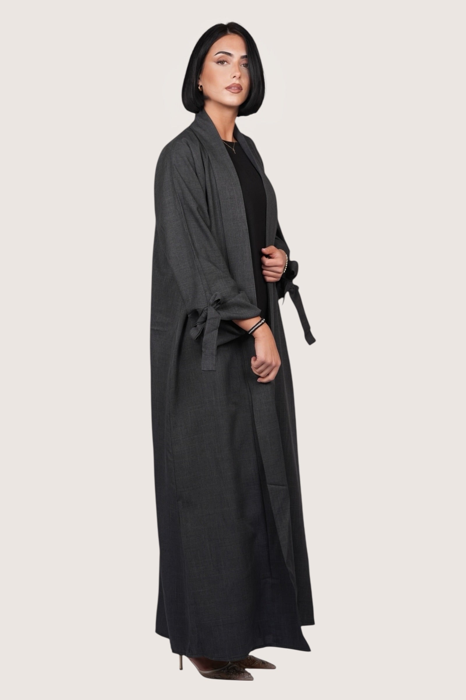 Dubai Linen Set - dark grey