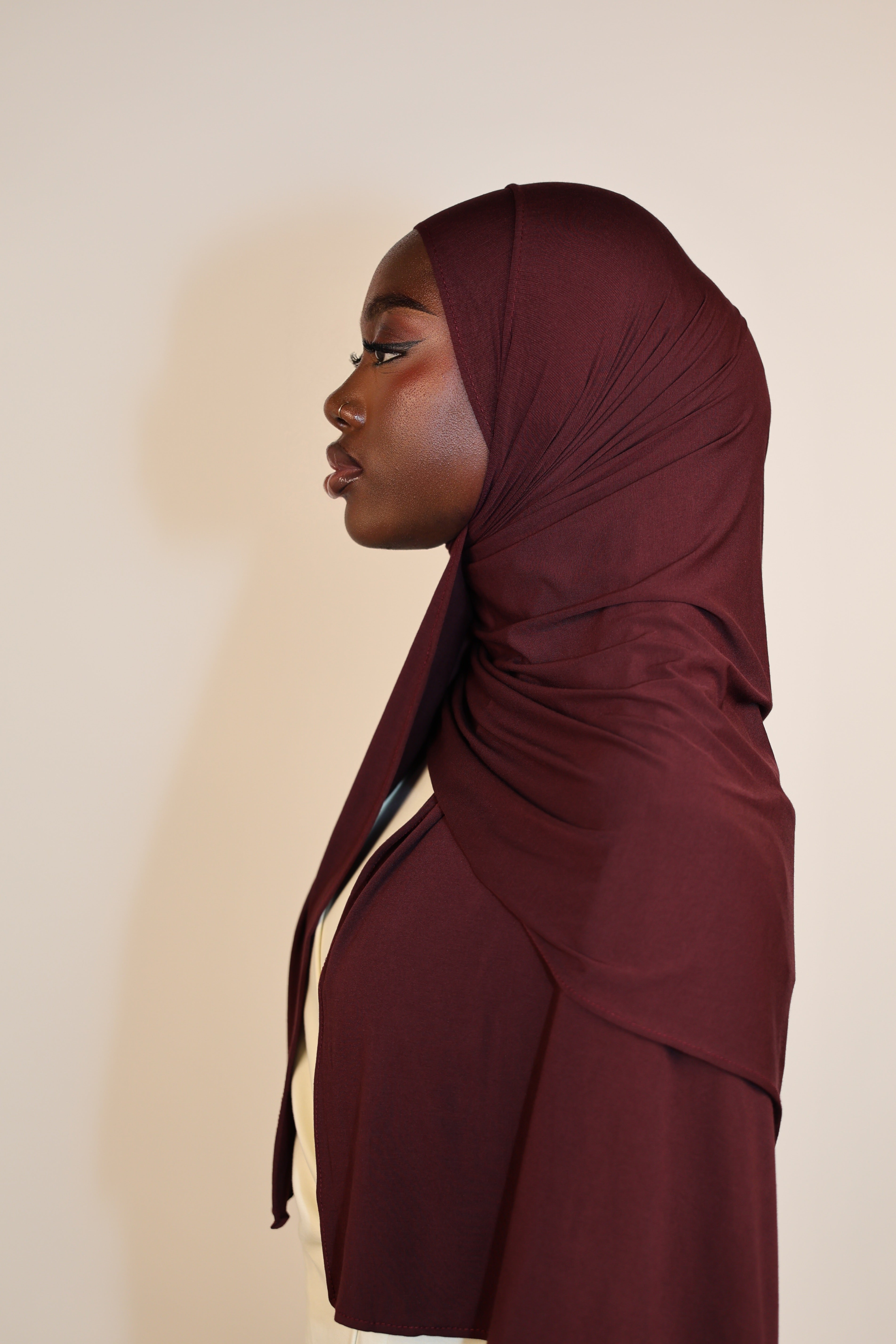 Vela Jersey - burgundy