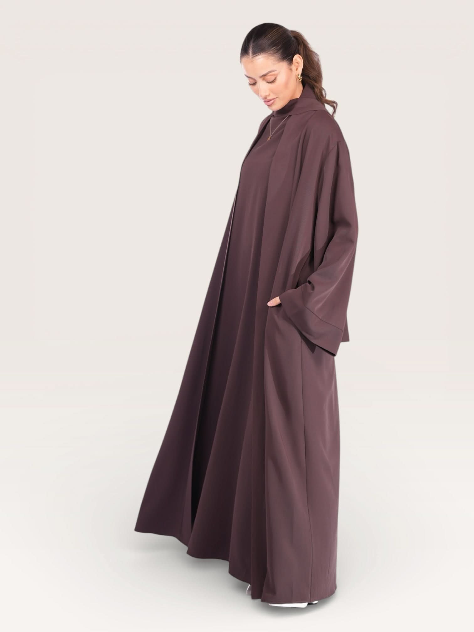 kimono abaya - espresso - Losyana.Shop