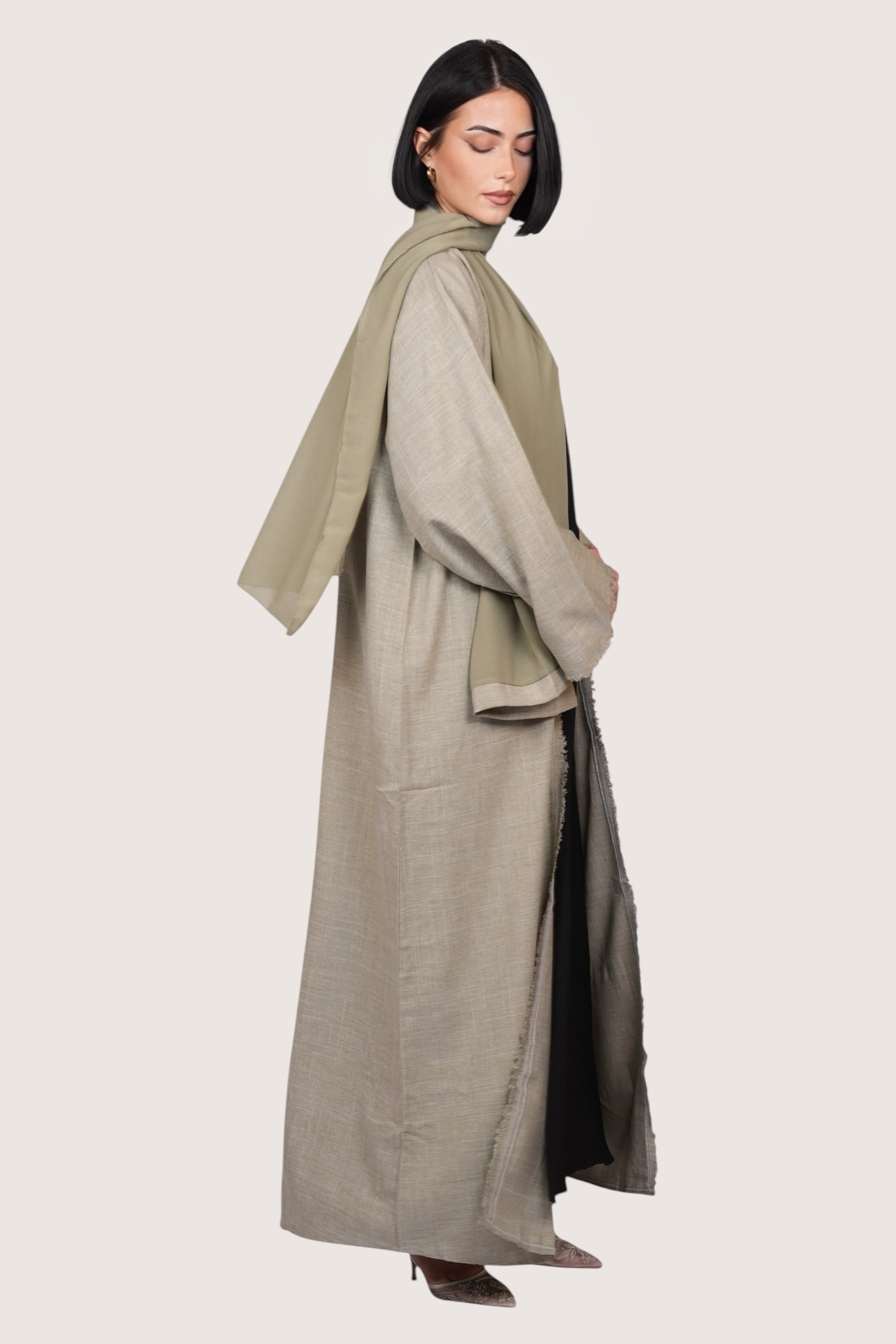 Linen set - pistachio