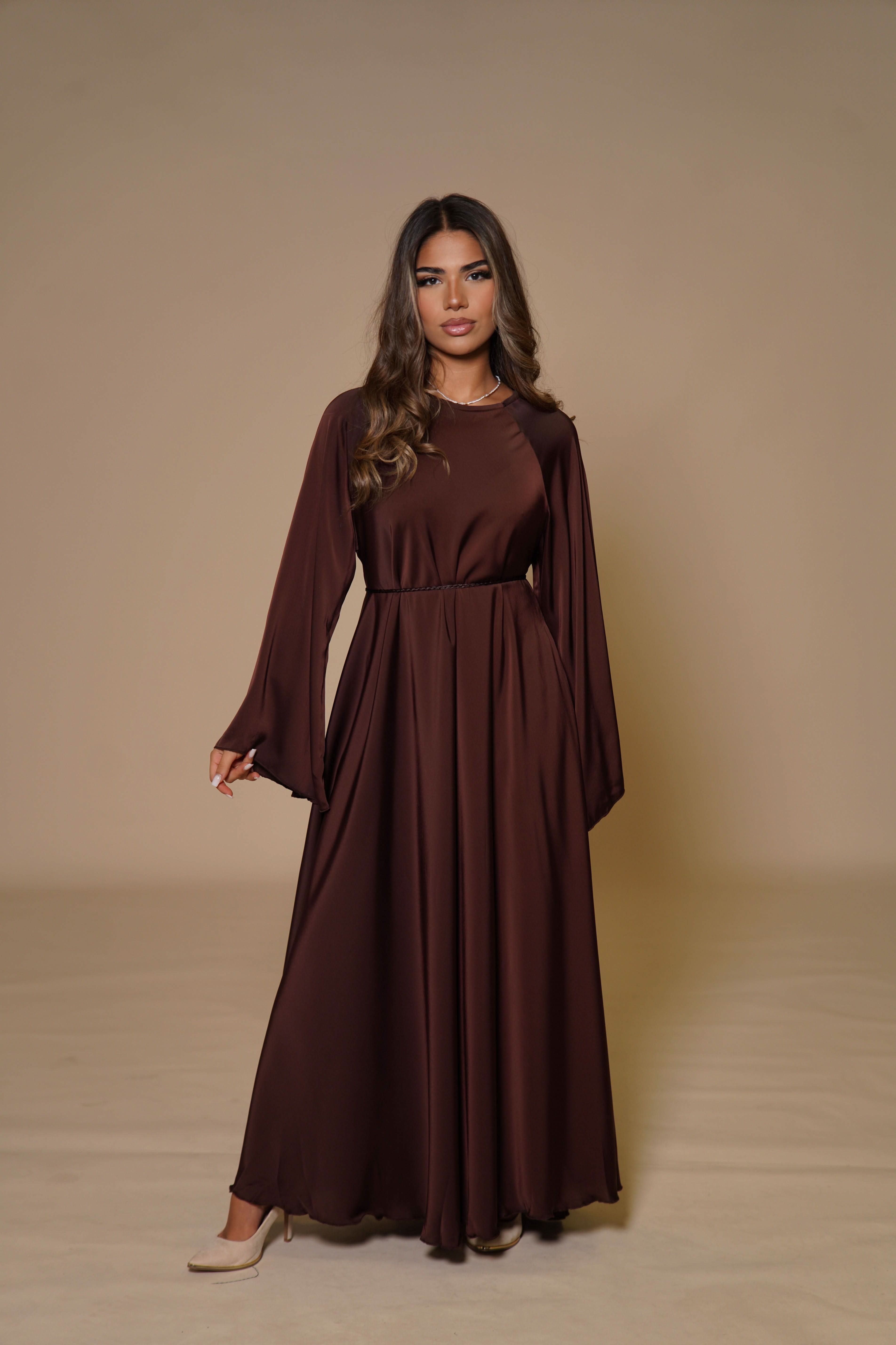 A Line dress - brown sugar - Losyana.Shop