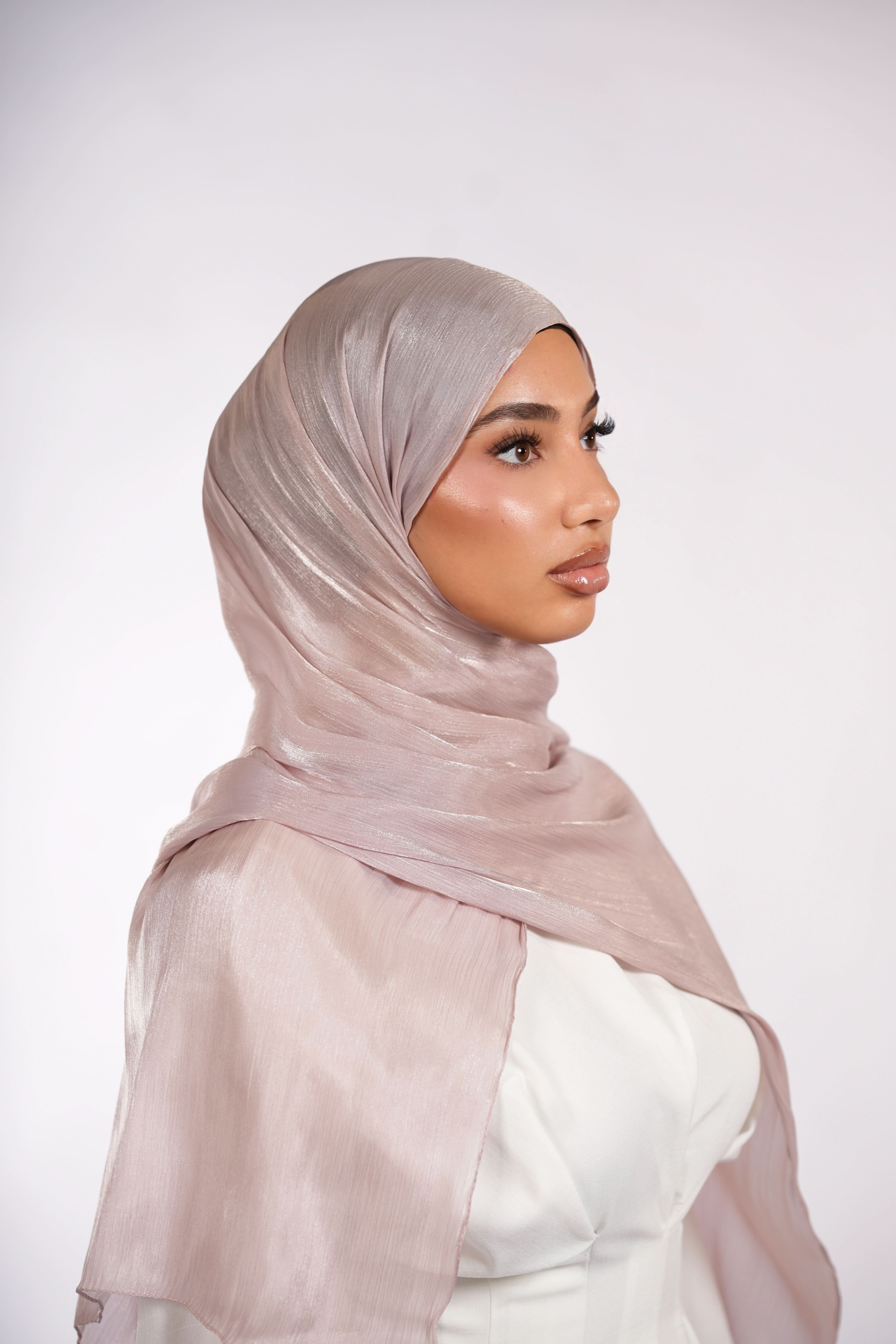 Organza Hijab - Rose - Losyana.Shop