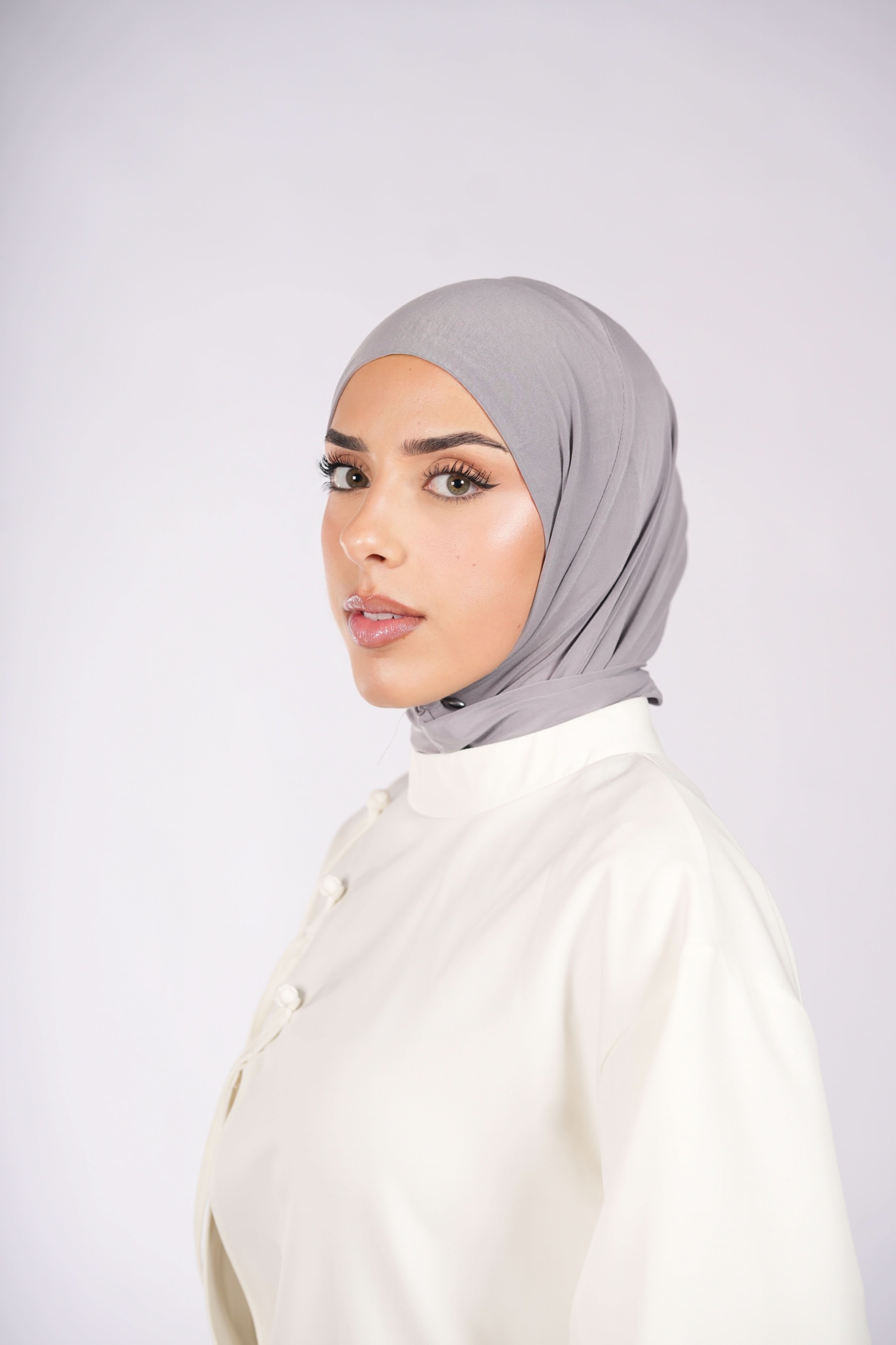 Instant Hijab - light grey
