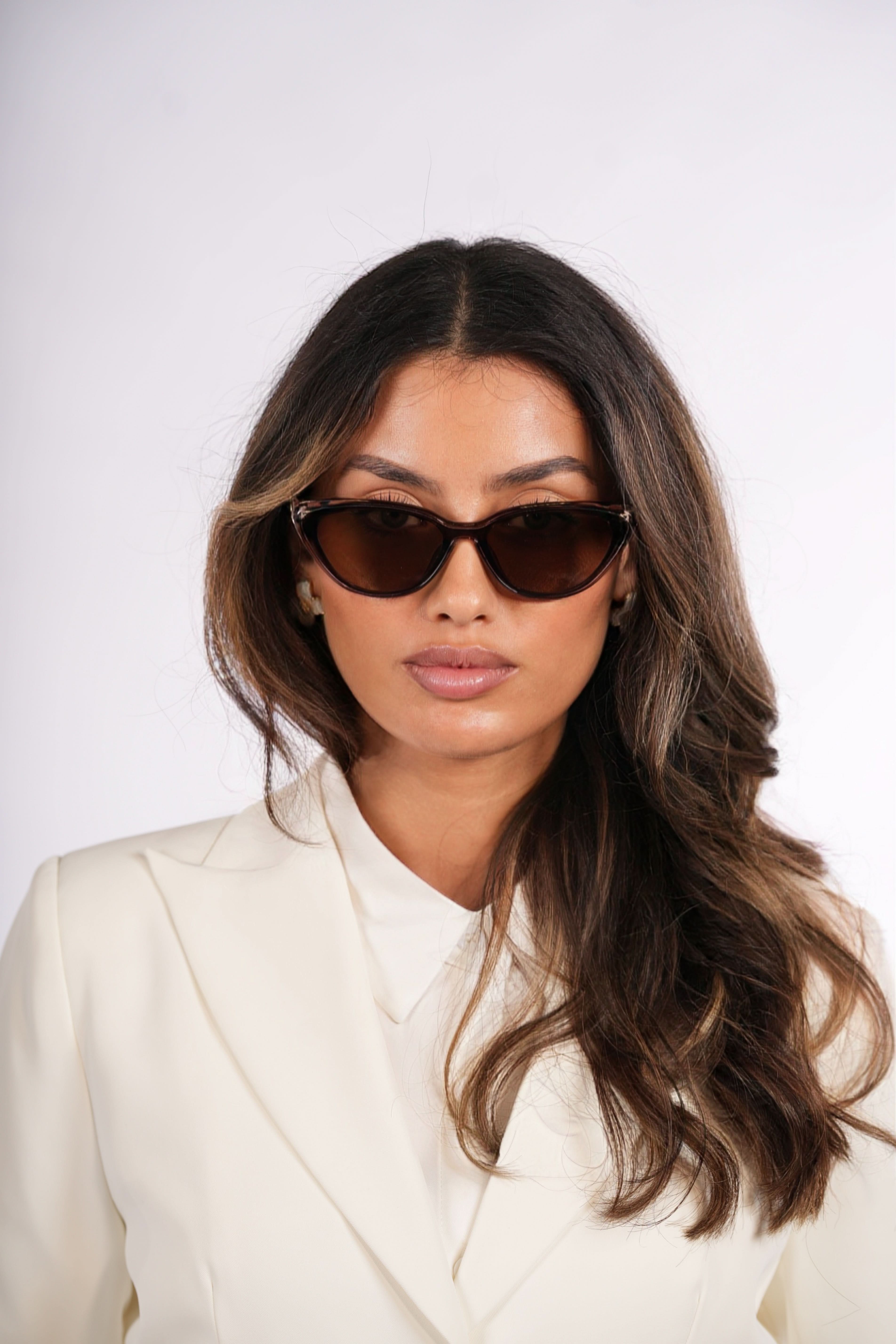 LSY SUN GLASSES BROWN