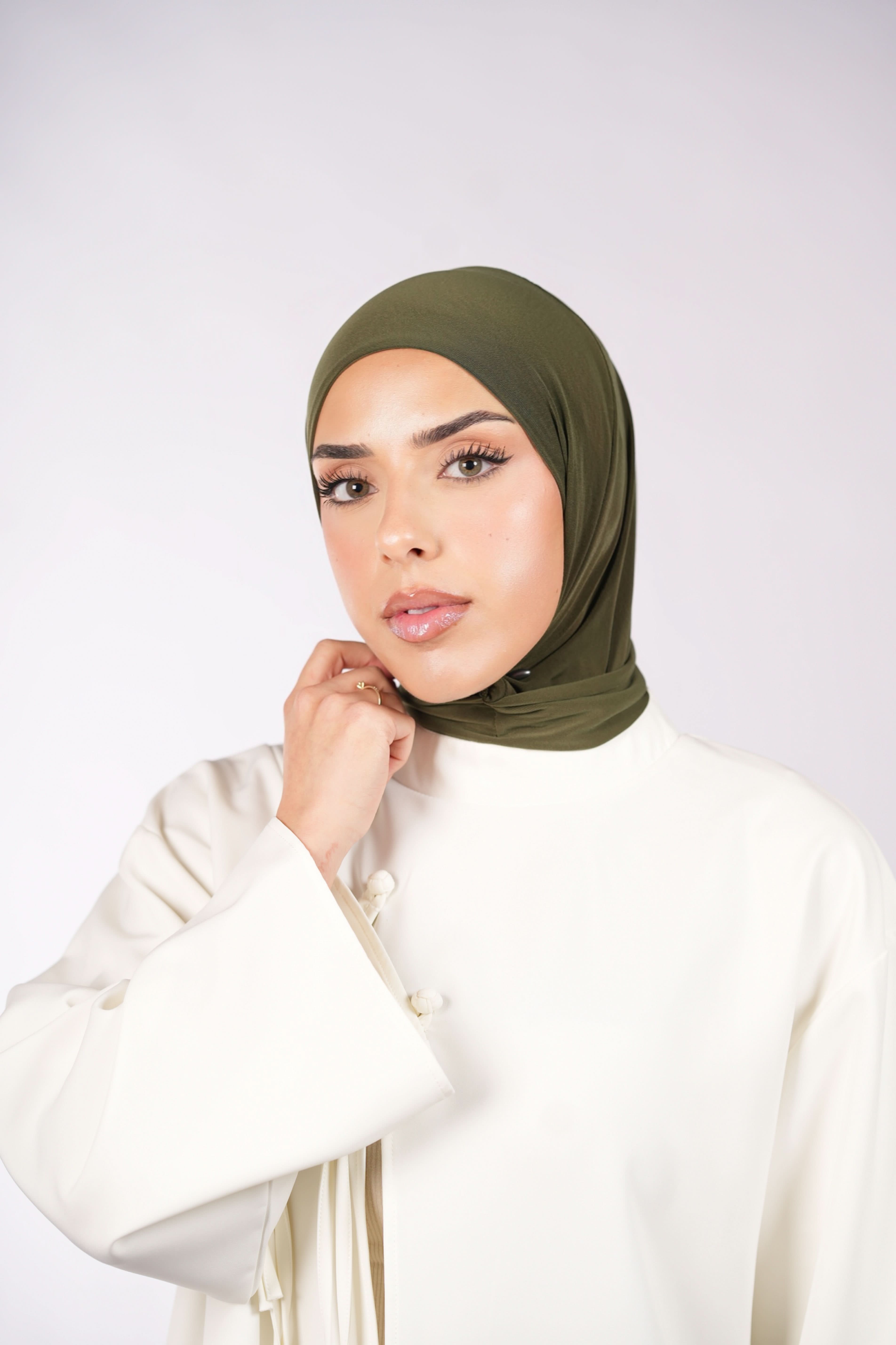Instant Hijab - army green