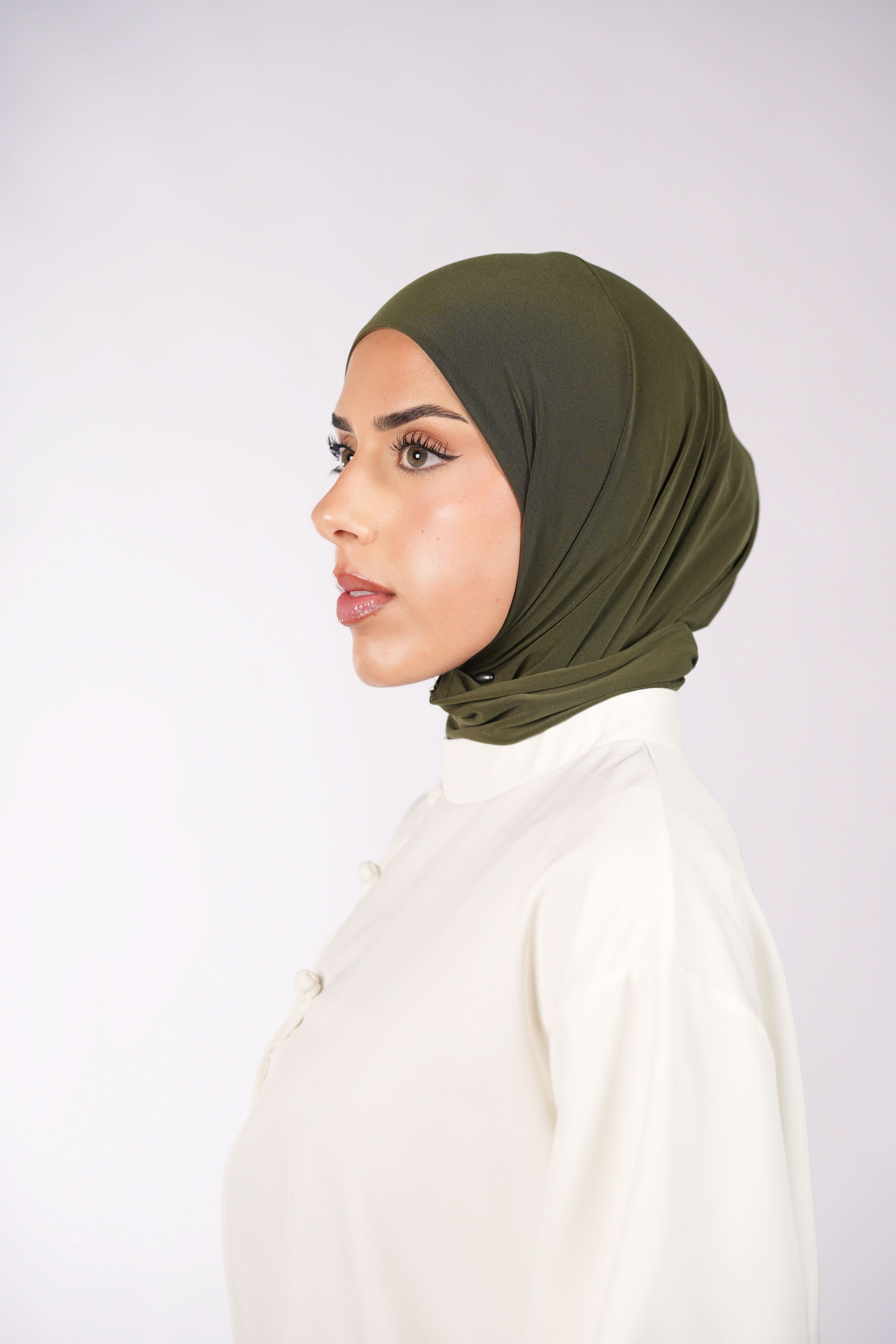 Instant Hijab - army green