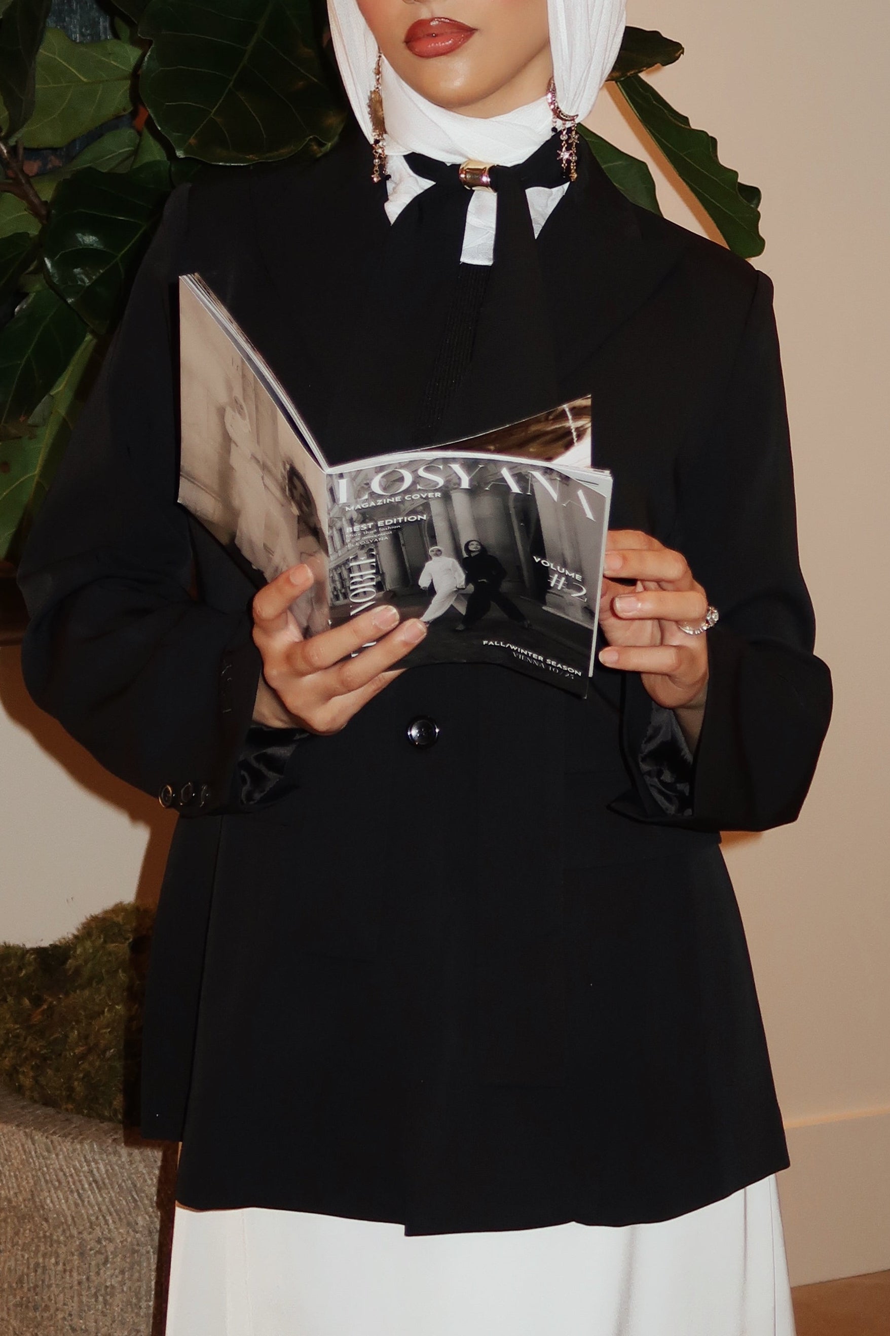 the palais blazer - black