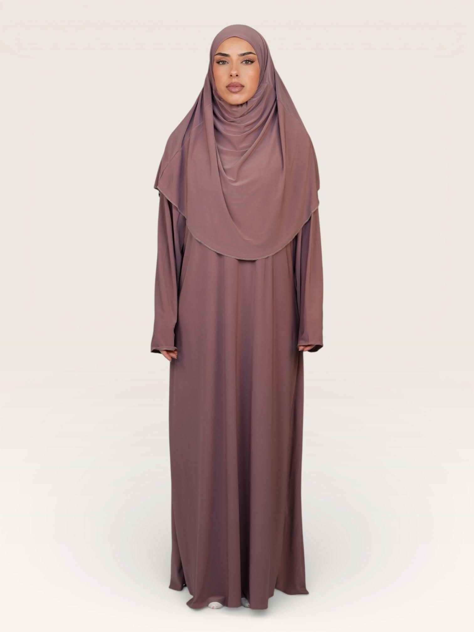 prayer dress premium jersey - dark rose