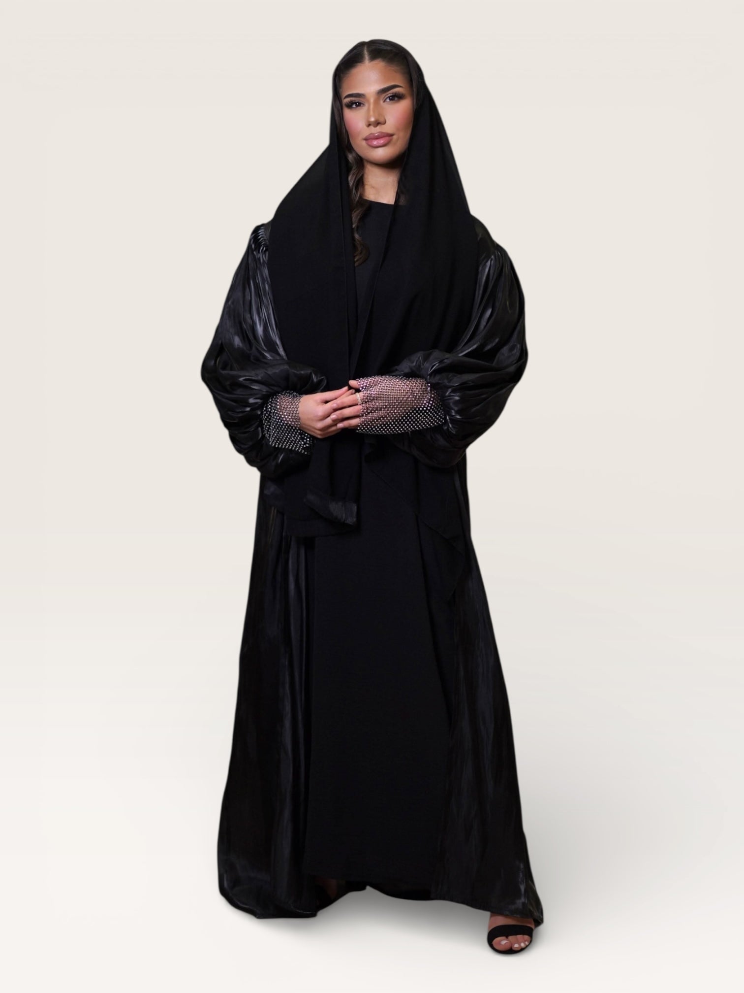 Emirate abaya - black