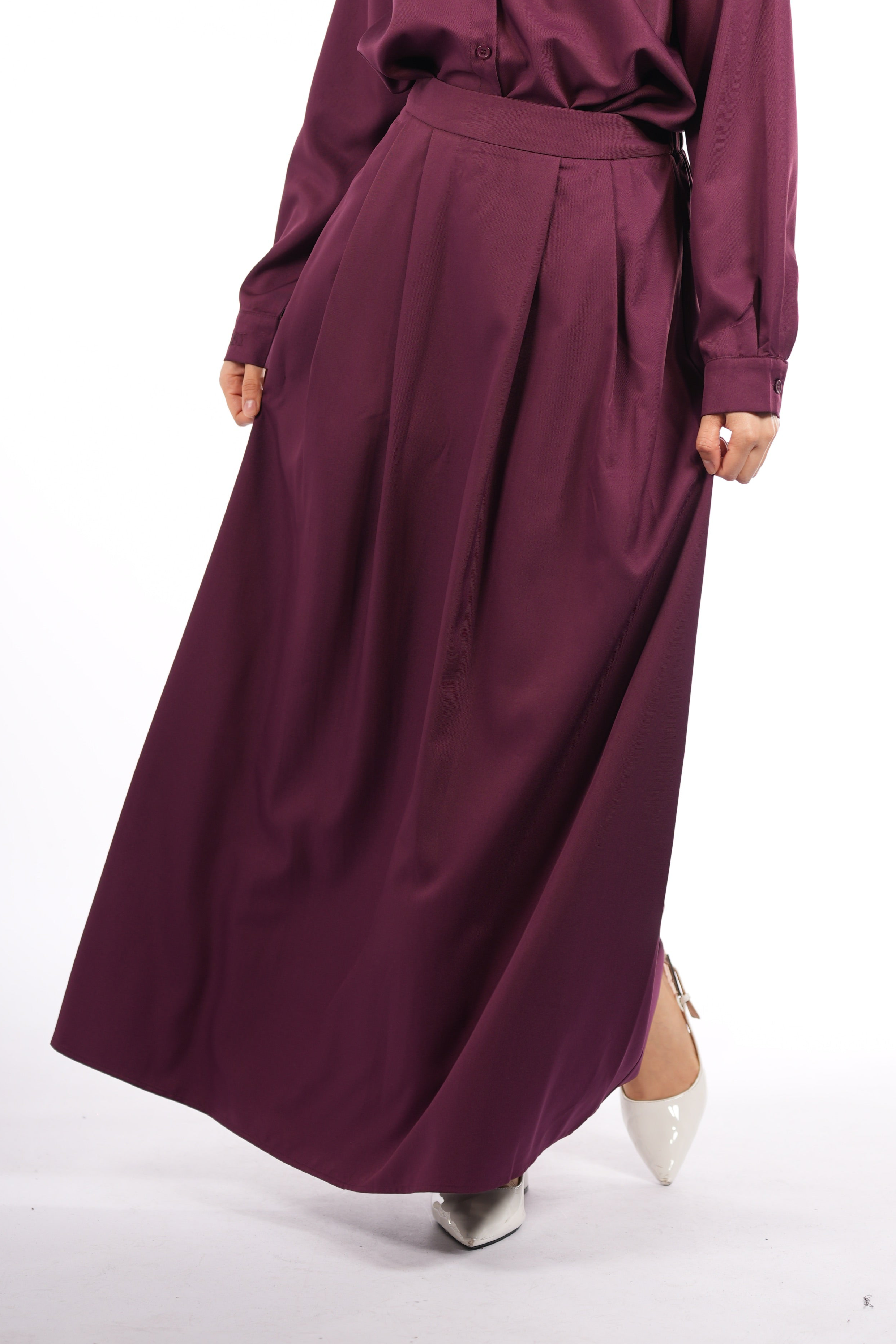 timeless skirt - eggplant - Losyana.Shop