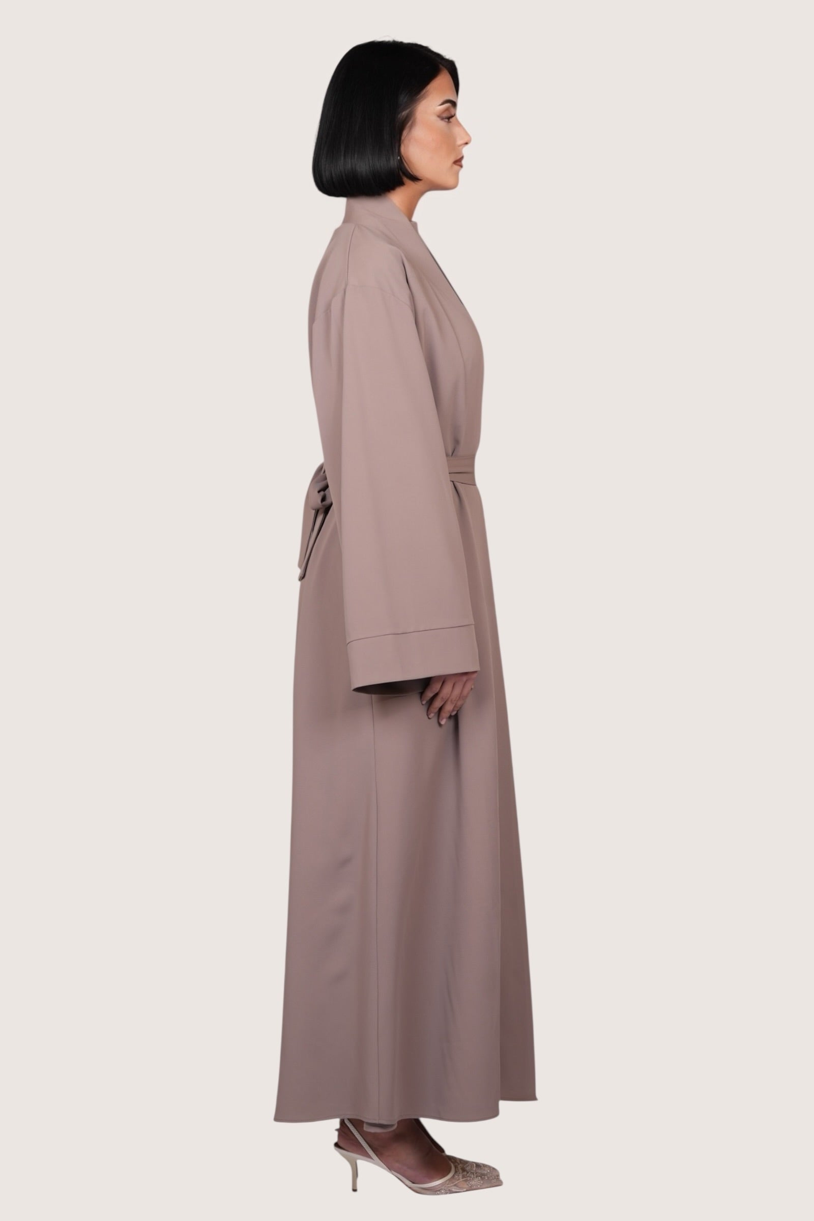 kimono abaya - stone