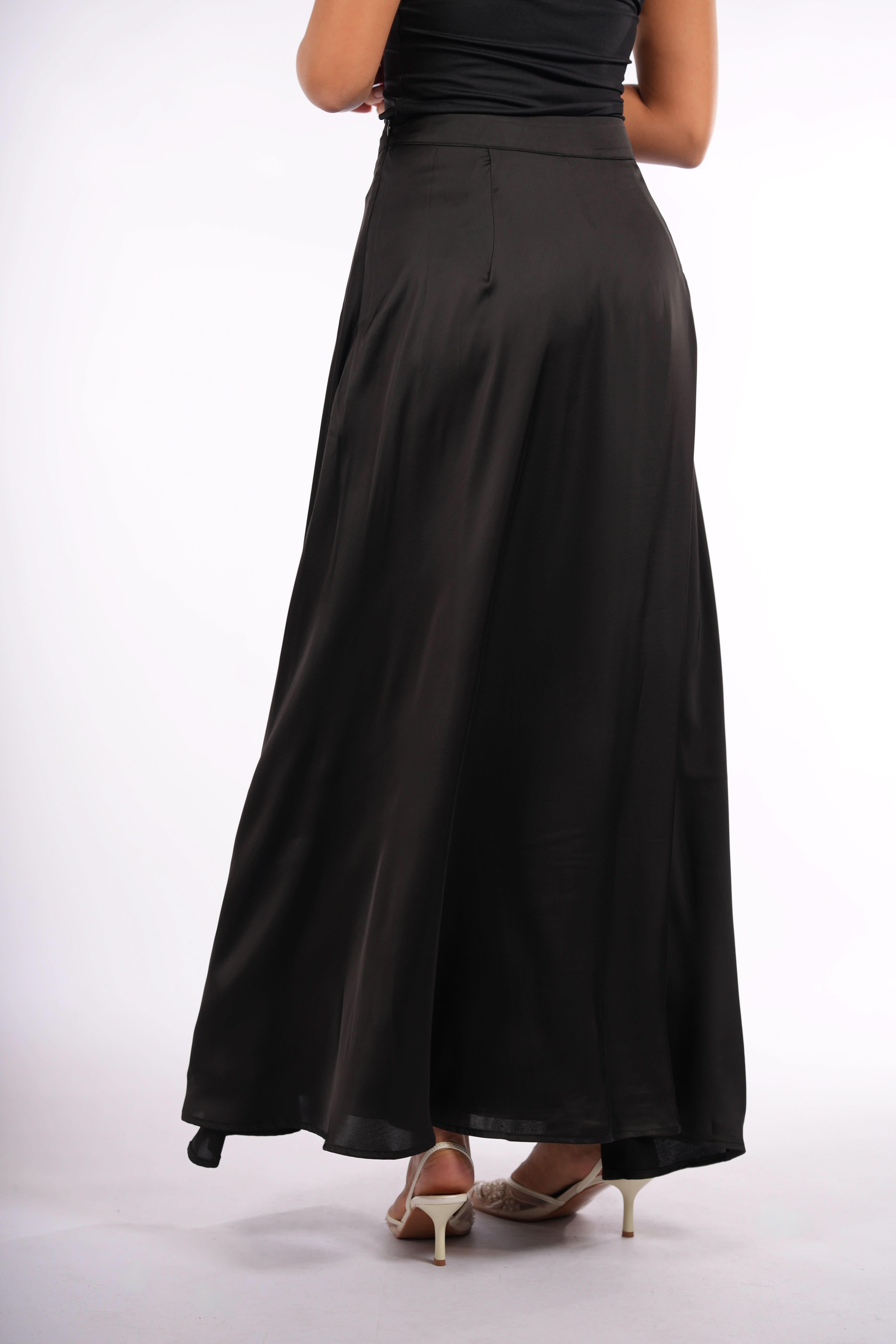 satin poésie - black - Losyana.Shop