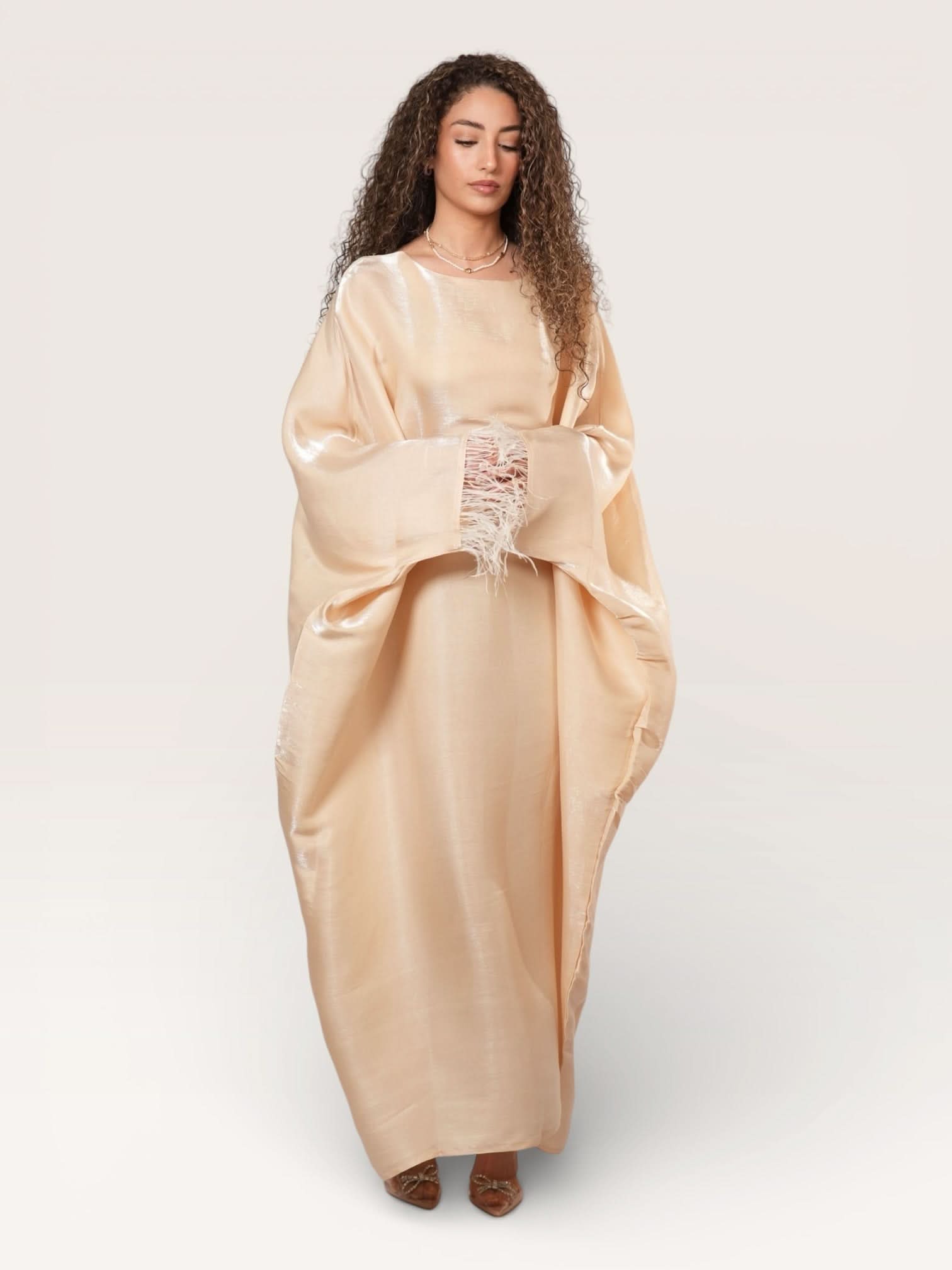 Farasha abaya - beige - Losyana.Shop