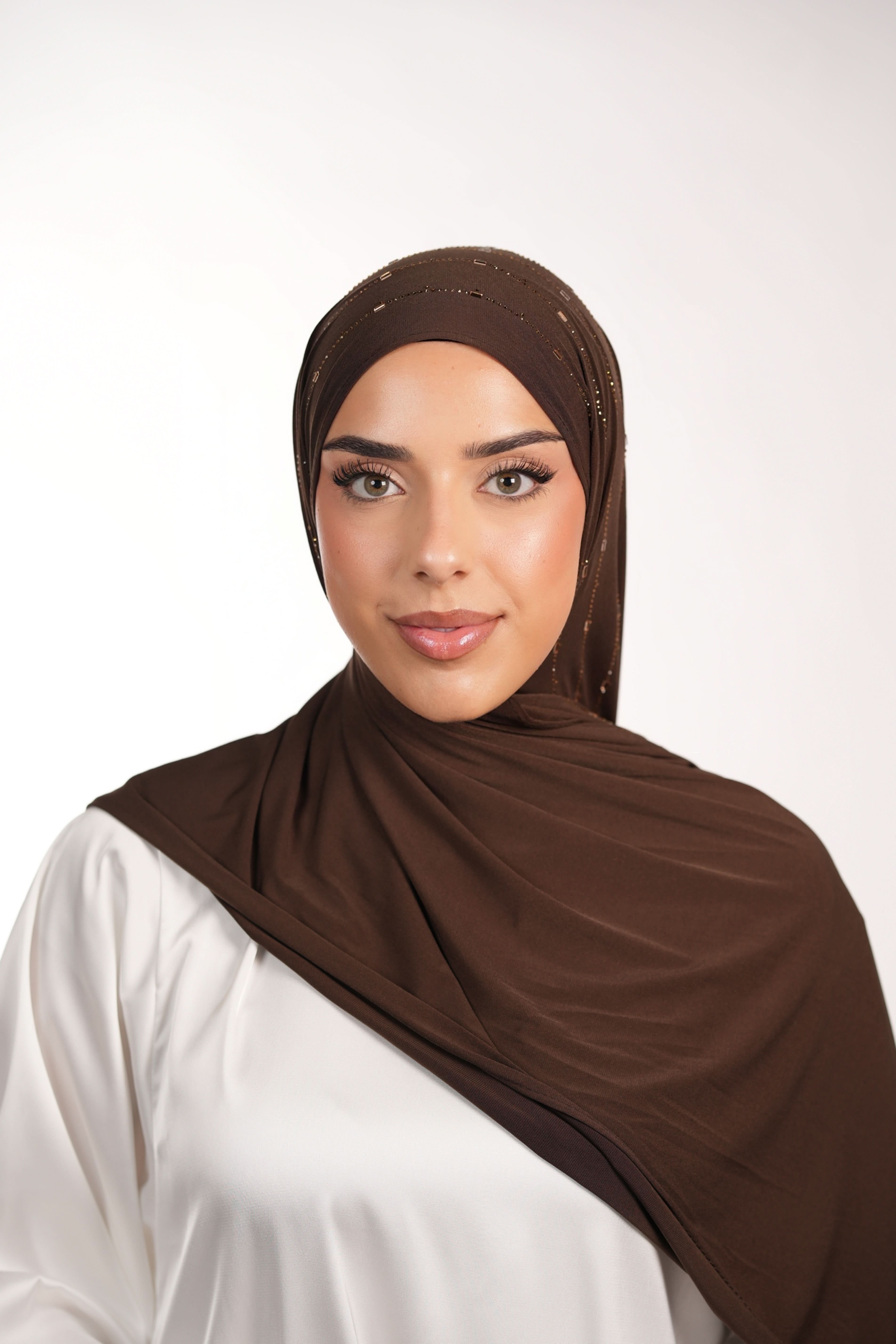 Premium Jersey Strass - brown sugar - Losyana.Shop