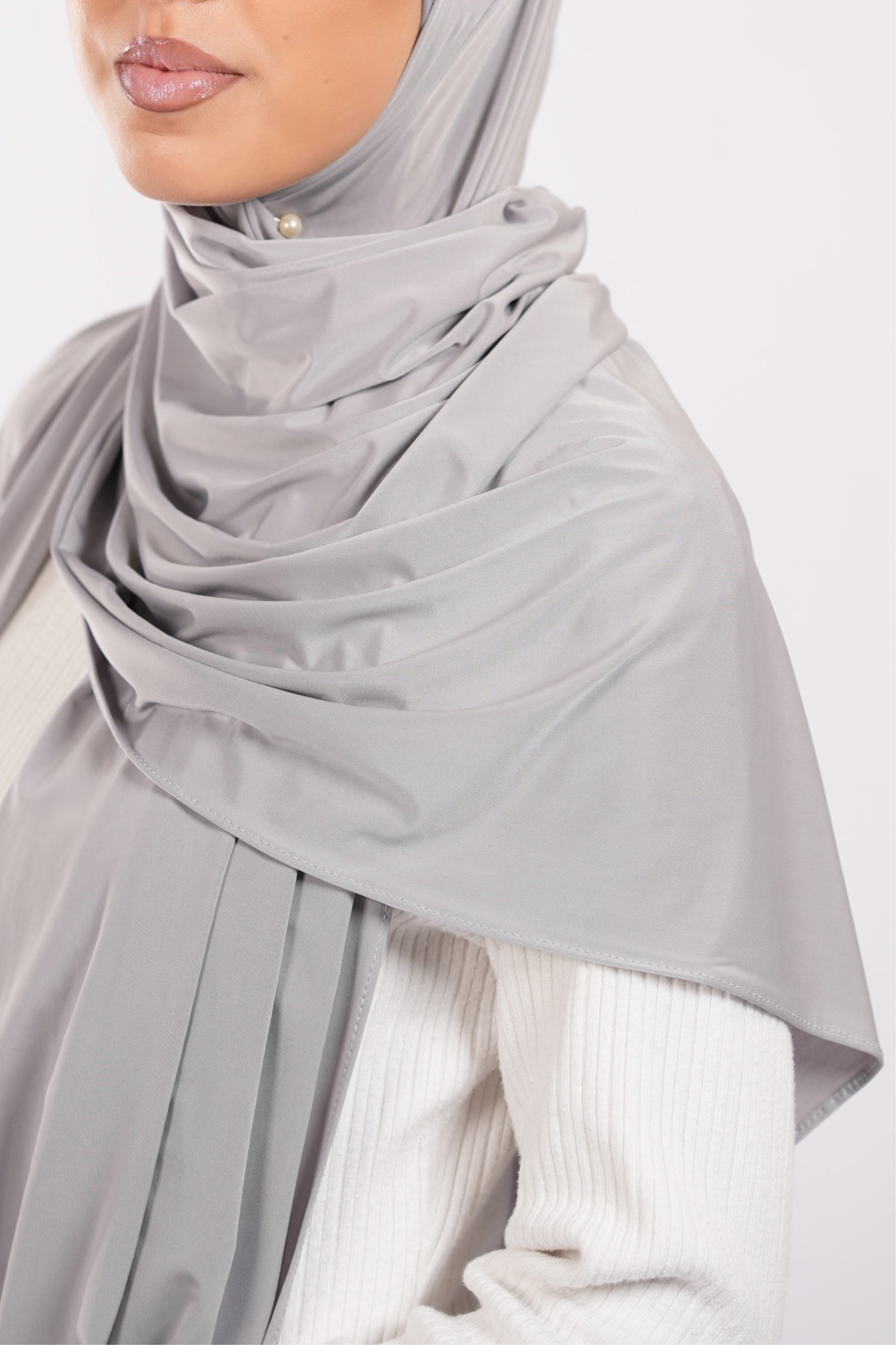 Liquid Jersey - Light grey - Losyana.Shop