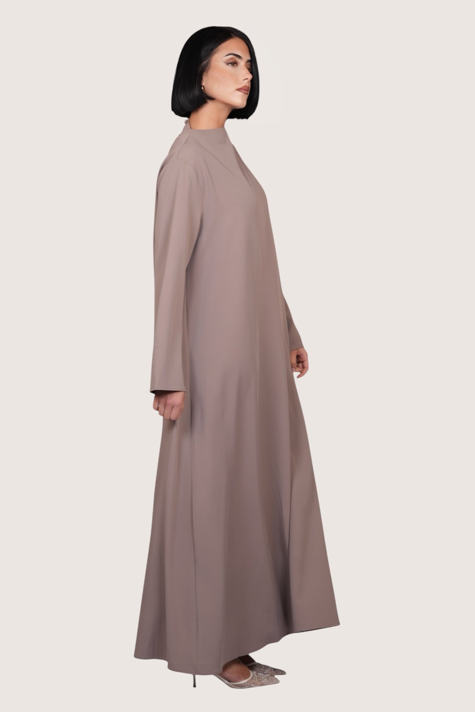 kimono abaya - stone