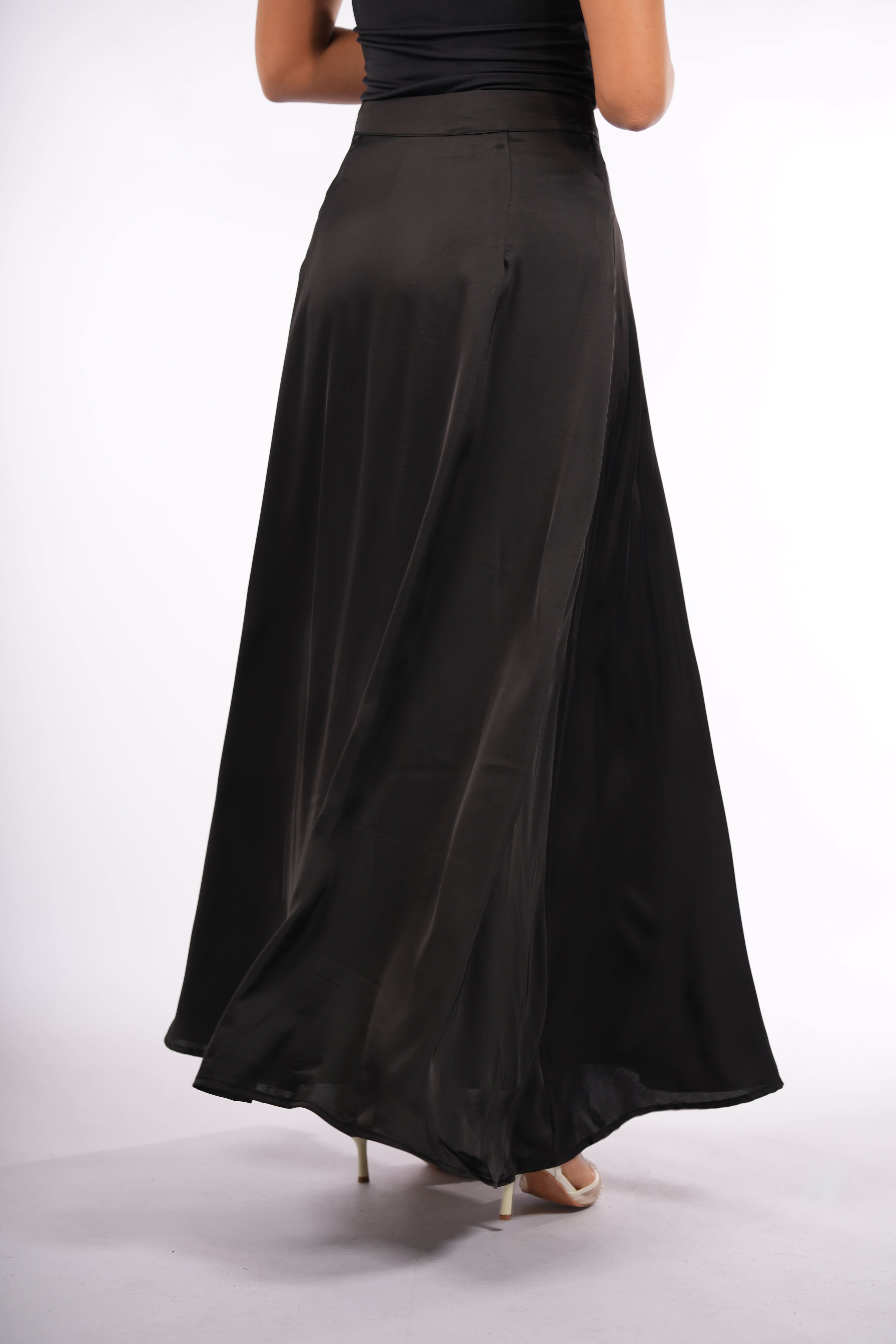 satin poésie - black - Losyana.Shop