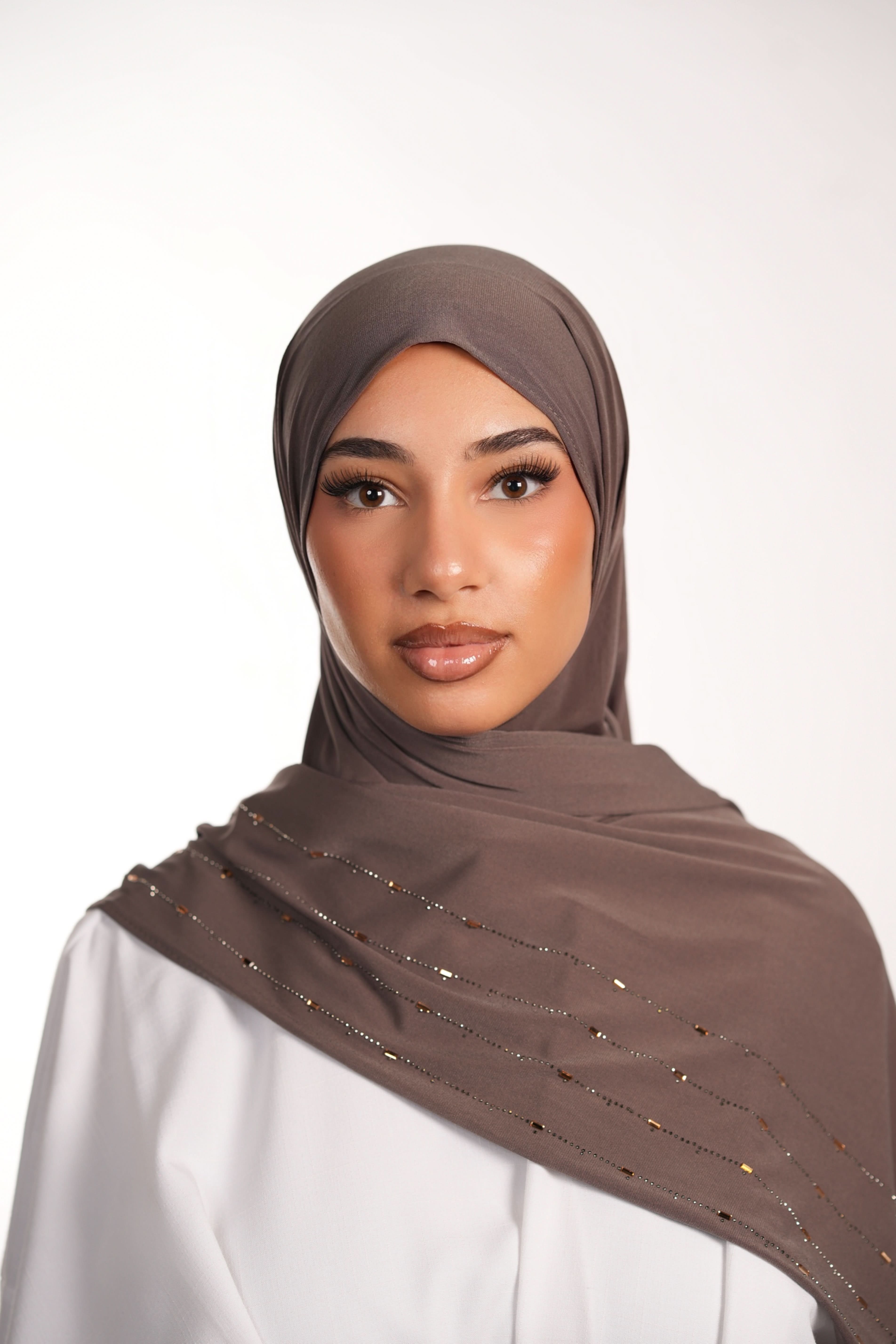 Premium Jersey Strass - wood - Losyana.Shop