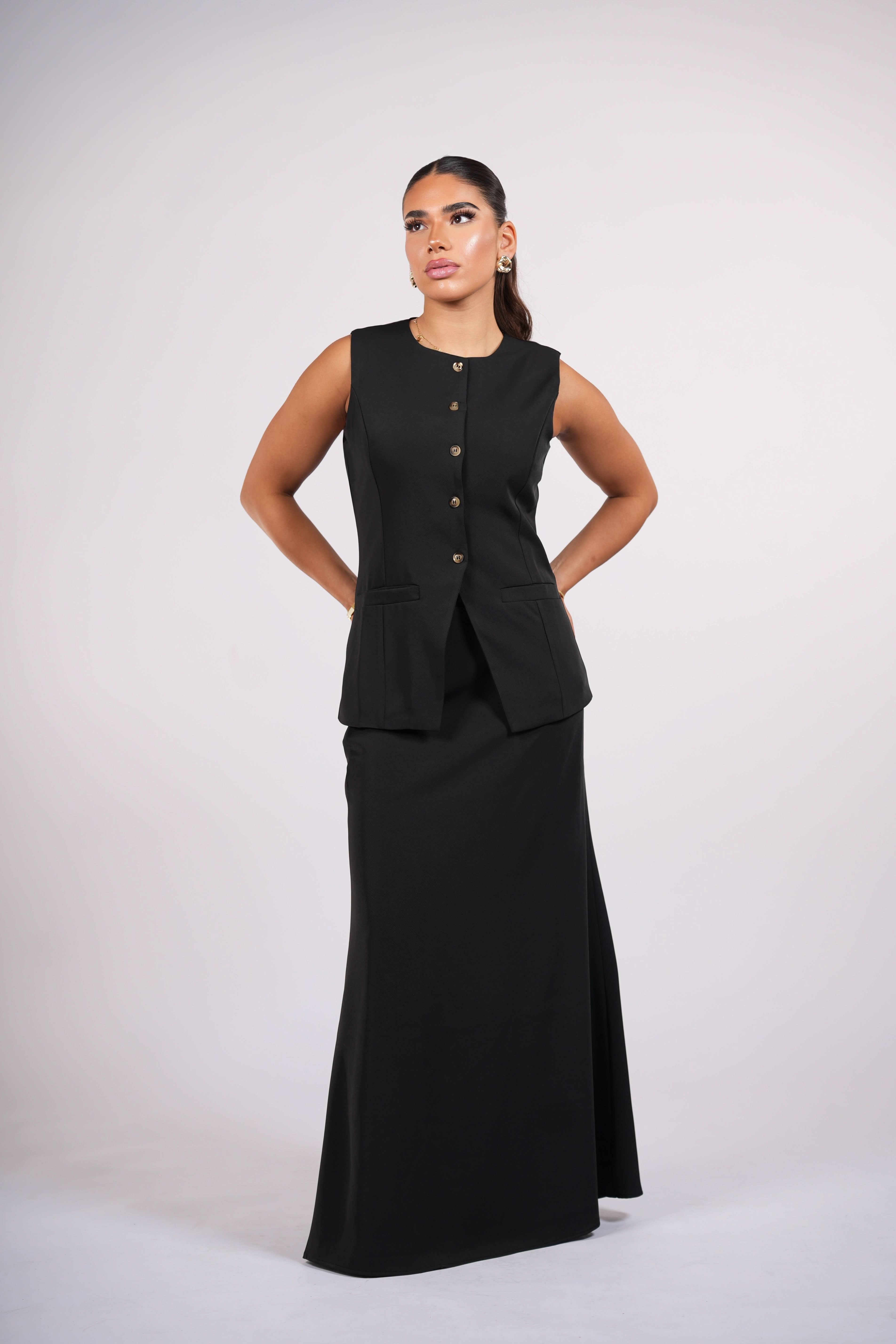 old vienna skirt - black - Losyana.Shop