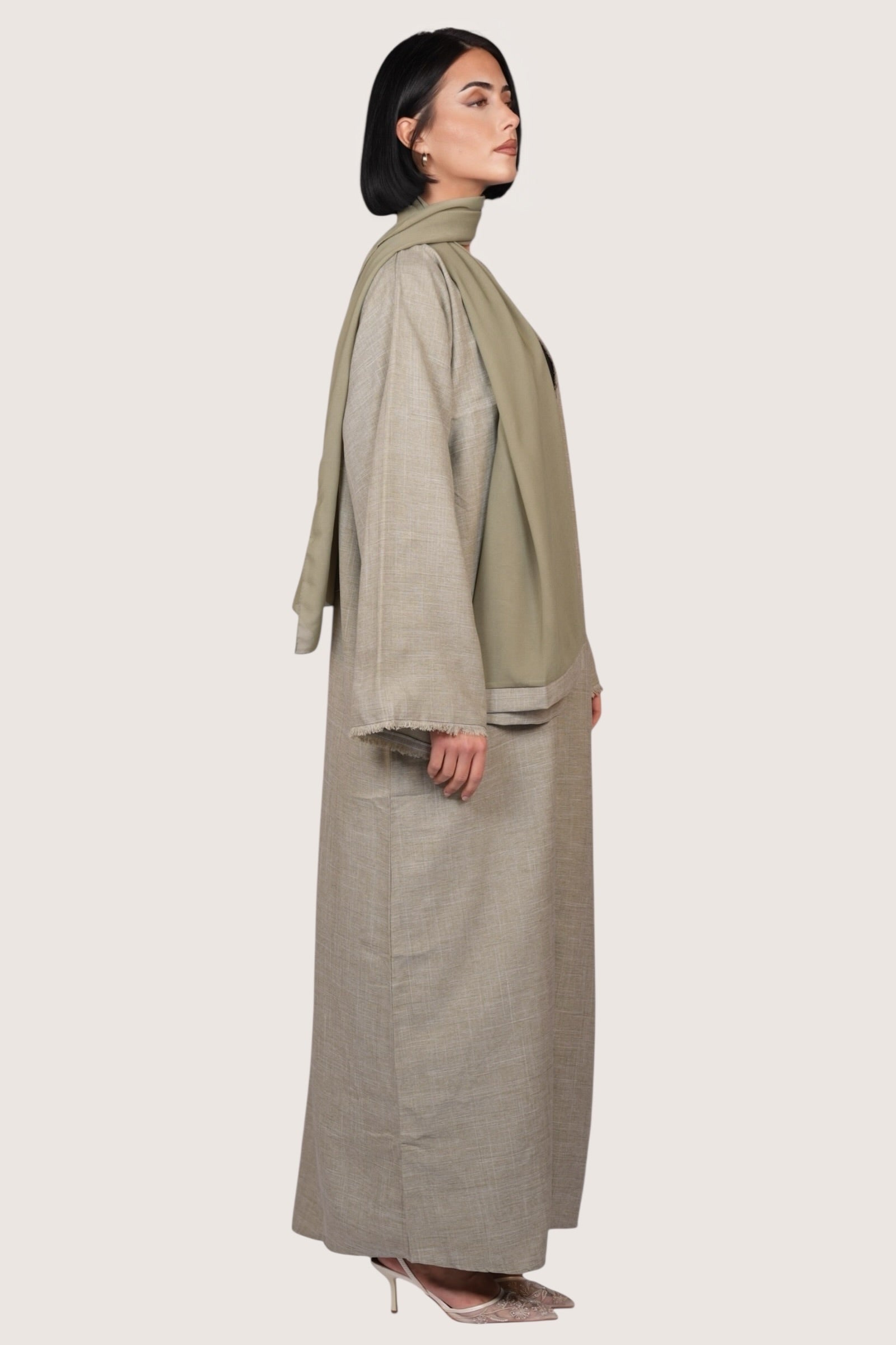 Linen set - pistachio