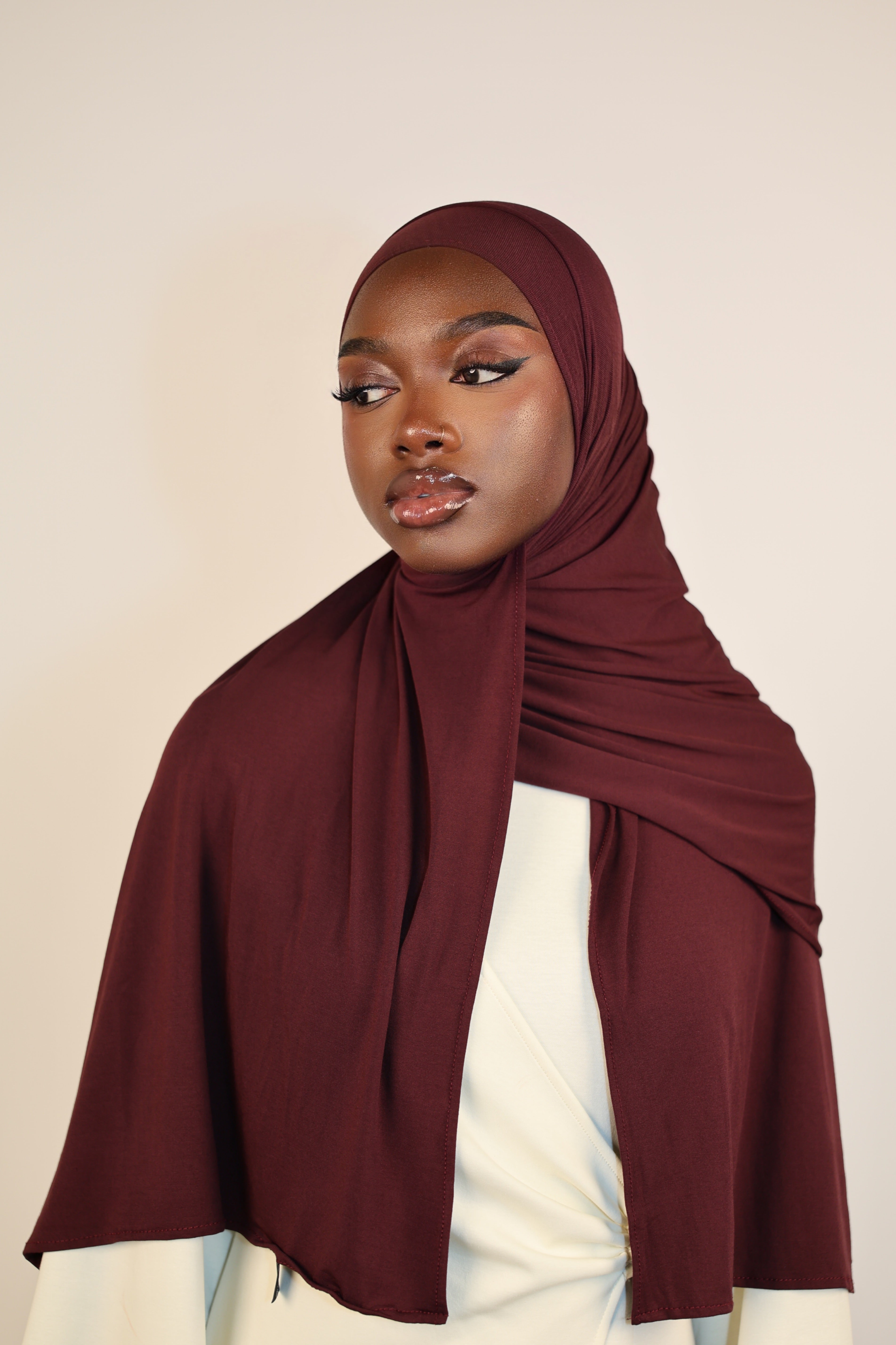 Vela Jersey - burgundy