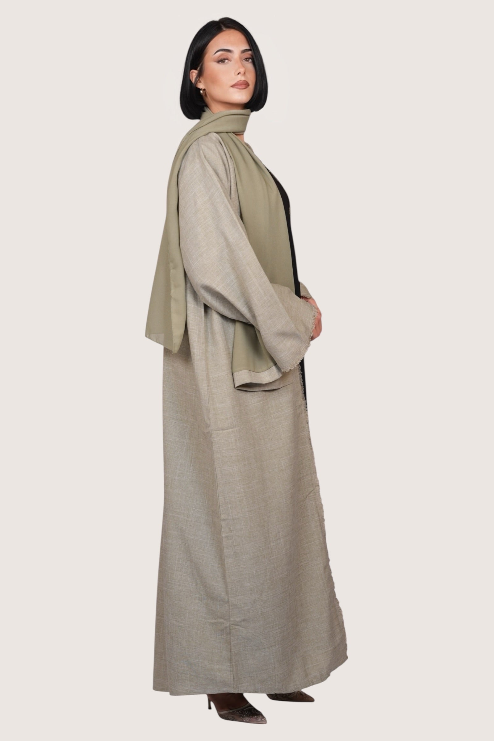 Linen set - pistachio