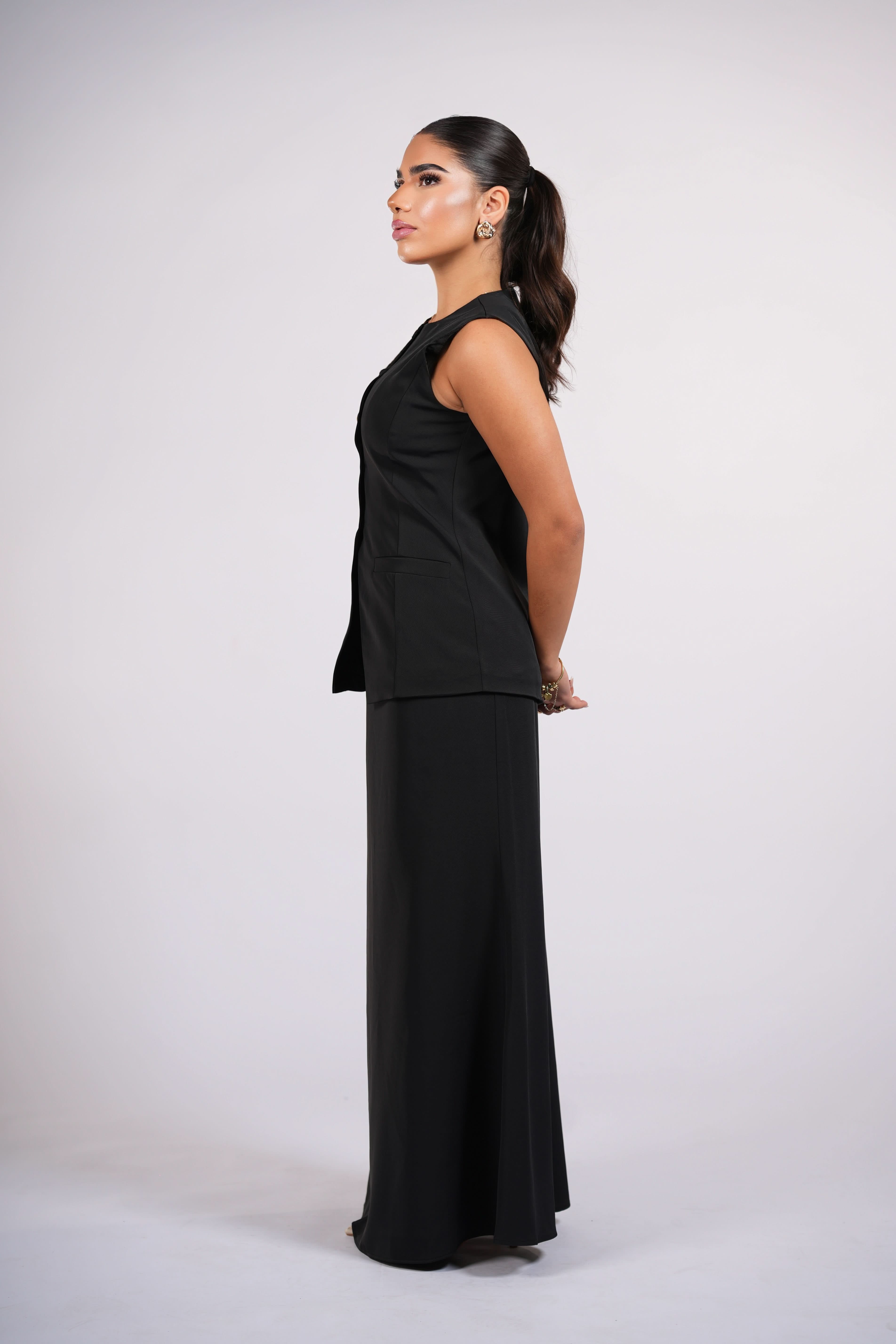 old vienna skirt - black - Losyana.Shop