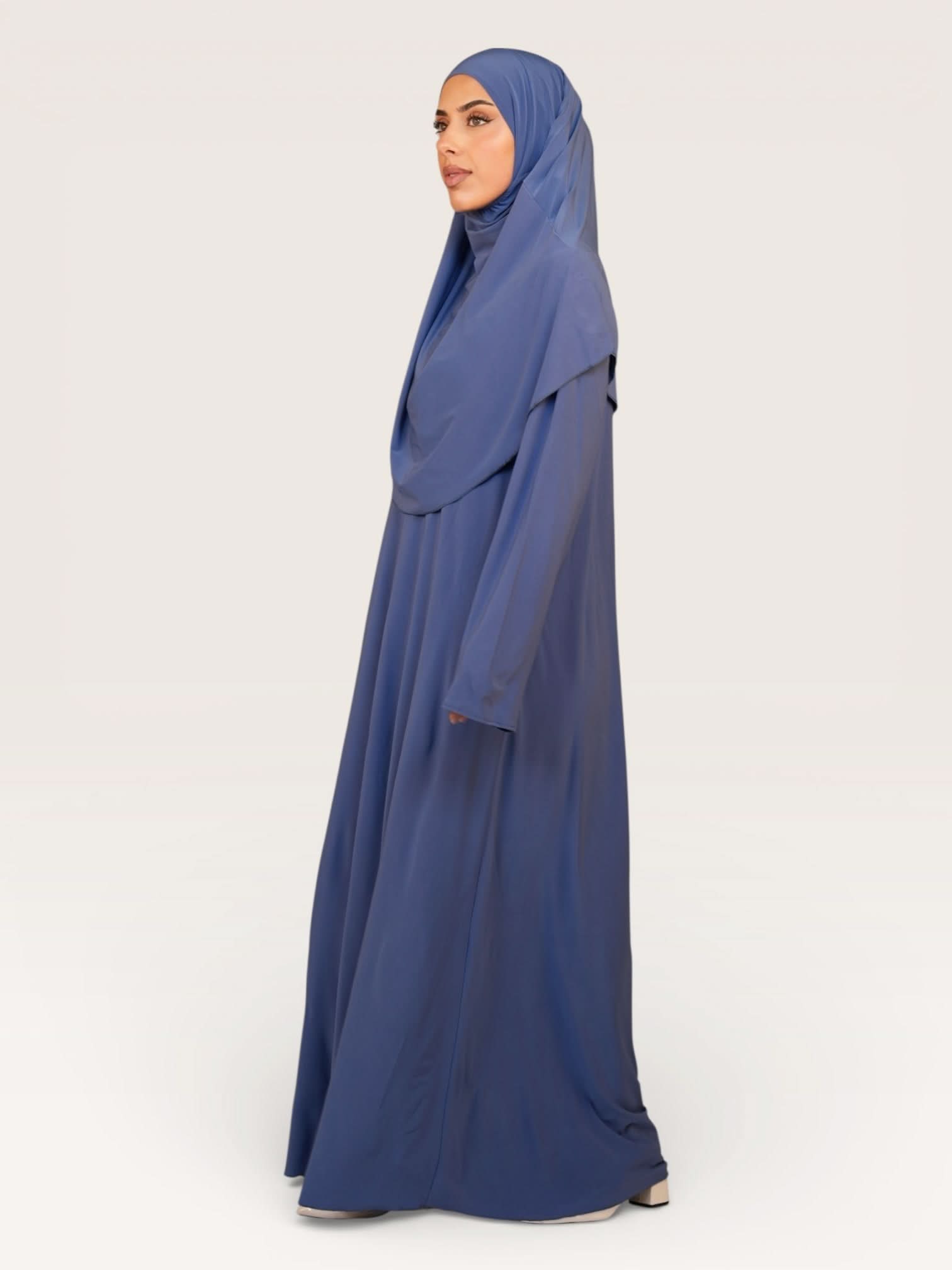 prayer dress premium jersey - blue - Losyana.Shop