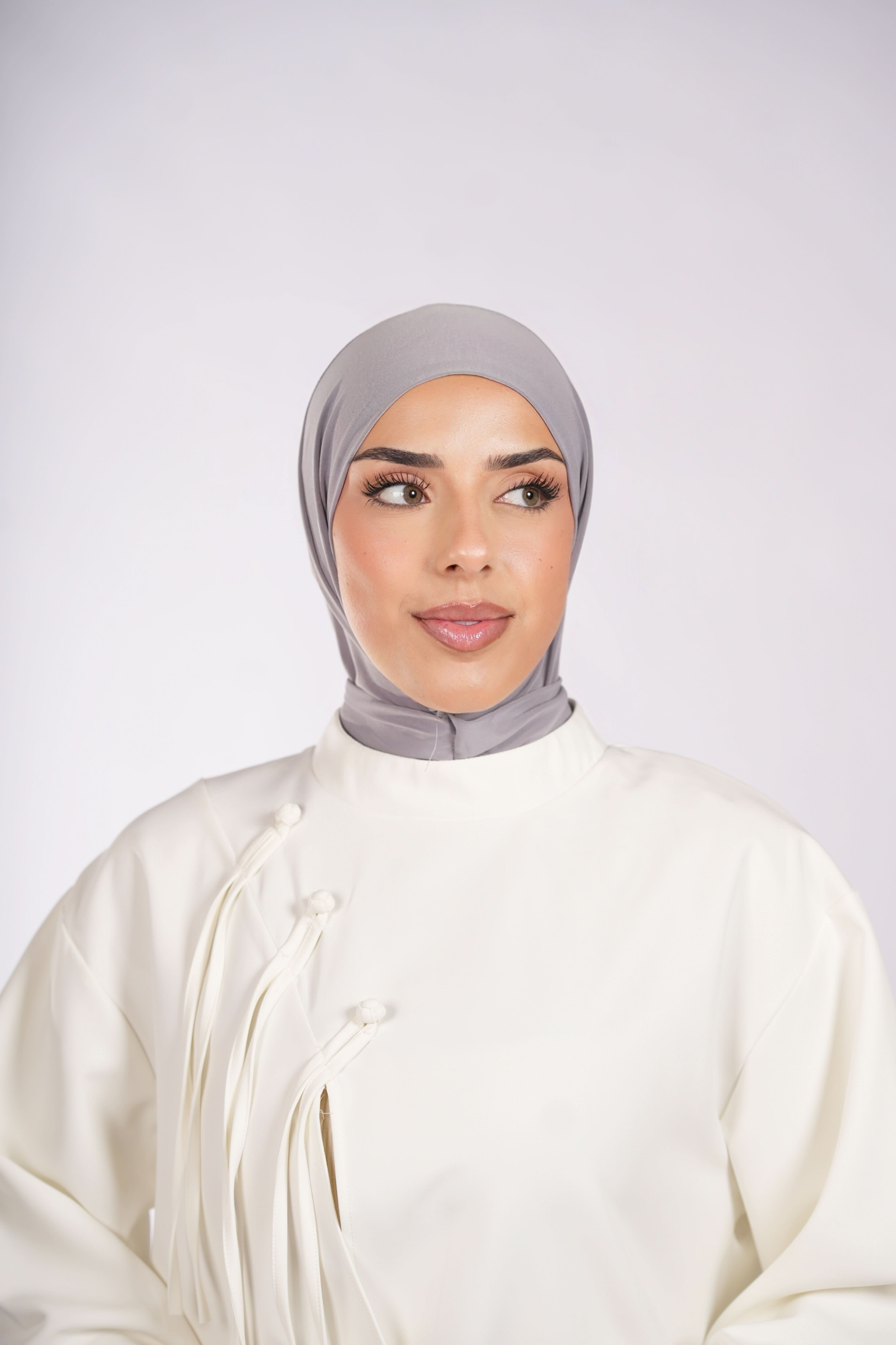 Instant Hijab - light grey