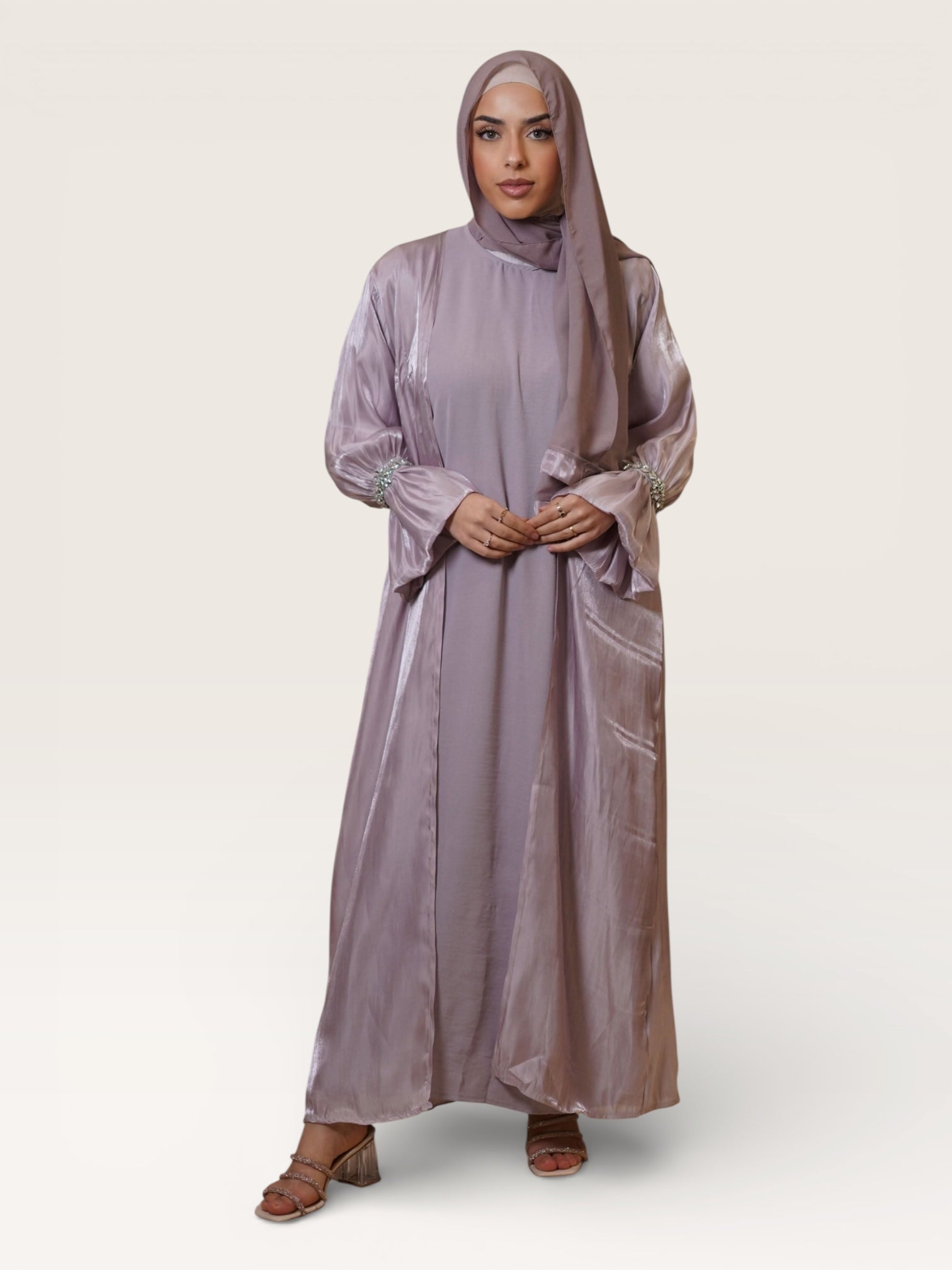 Emirate abaya - lavendel