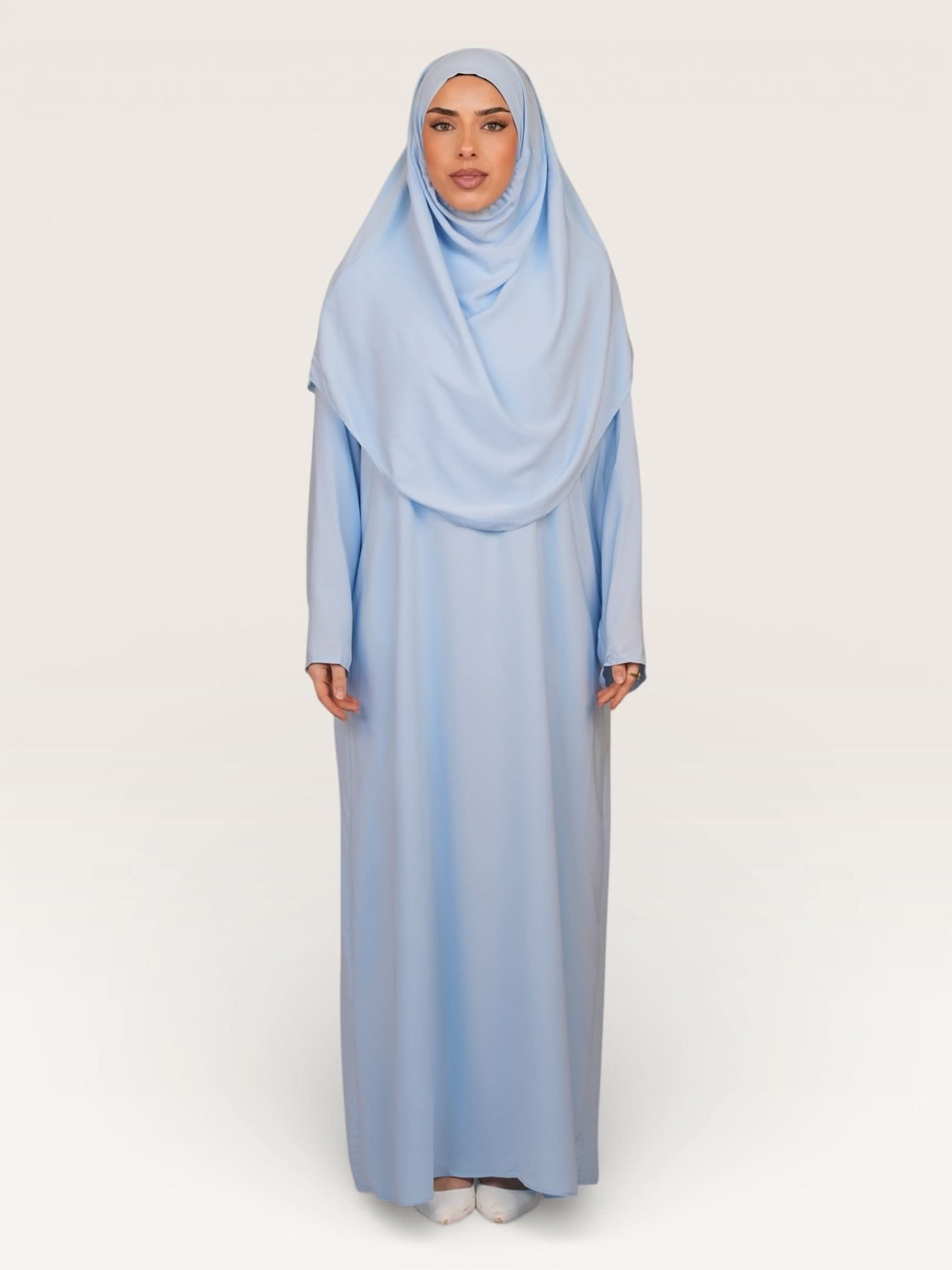 prayer dress medina - baby blue - Losyana.Shop