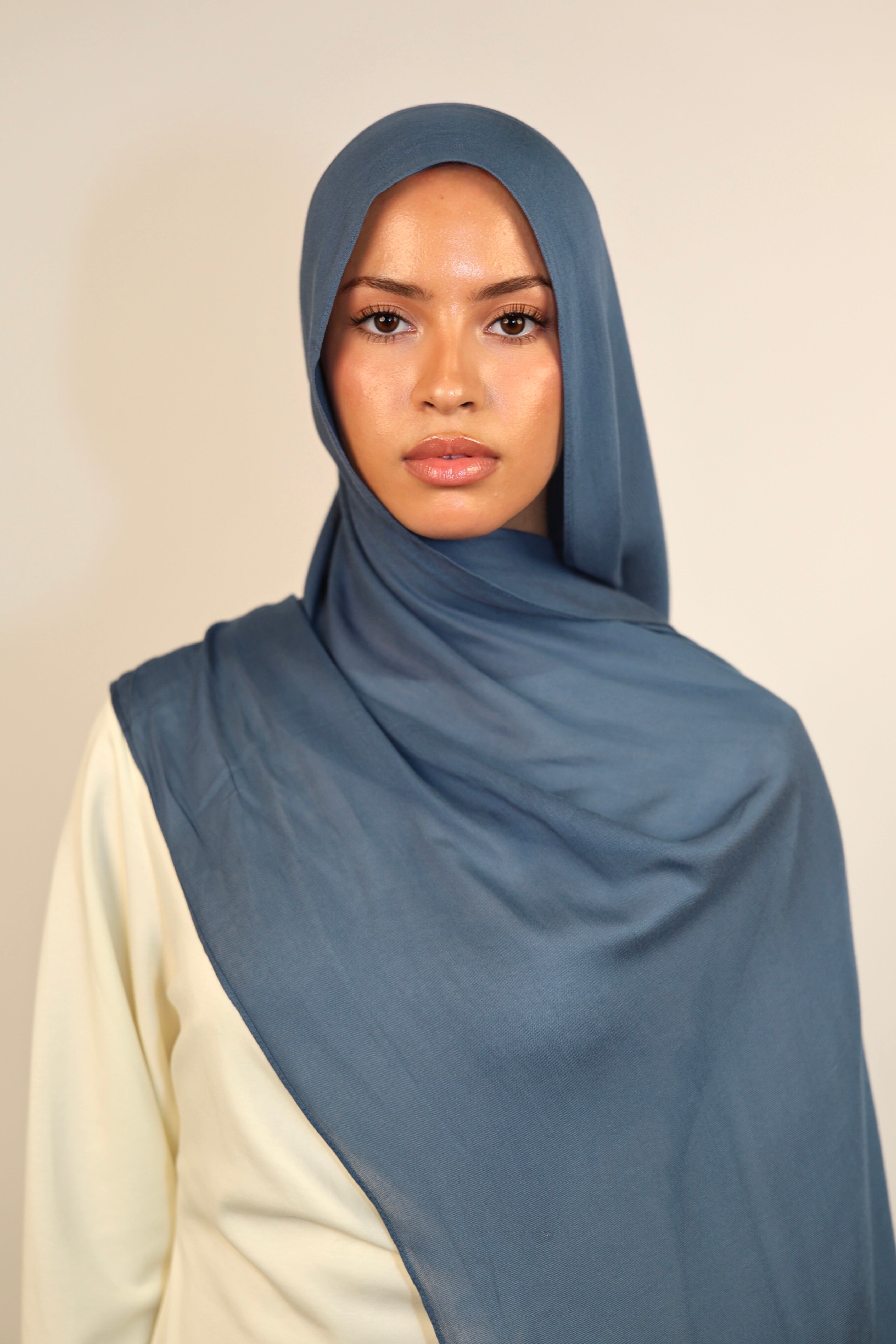 Lightweight Modal Hijab - Slate Blue