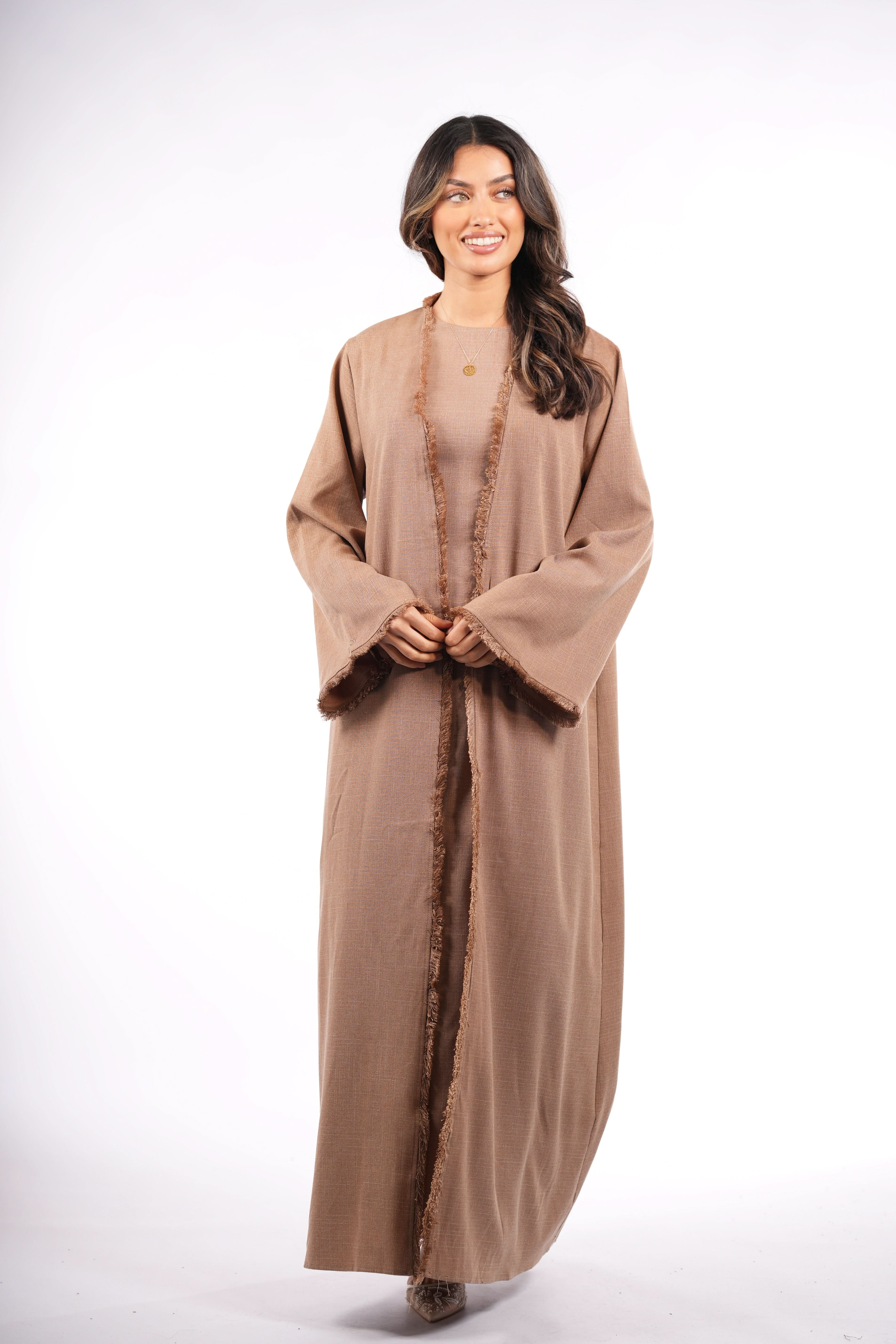 vienna corset & kimono - brown mousse - Losyana.Shop