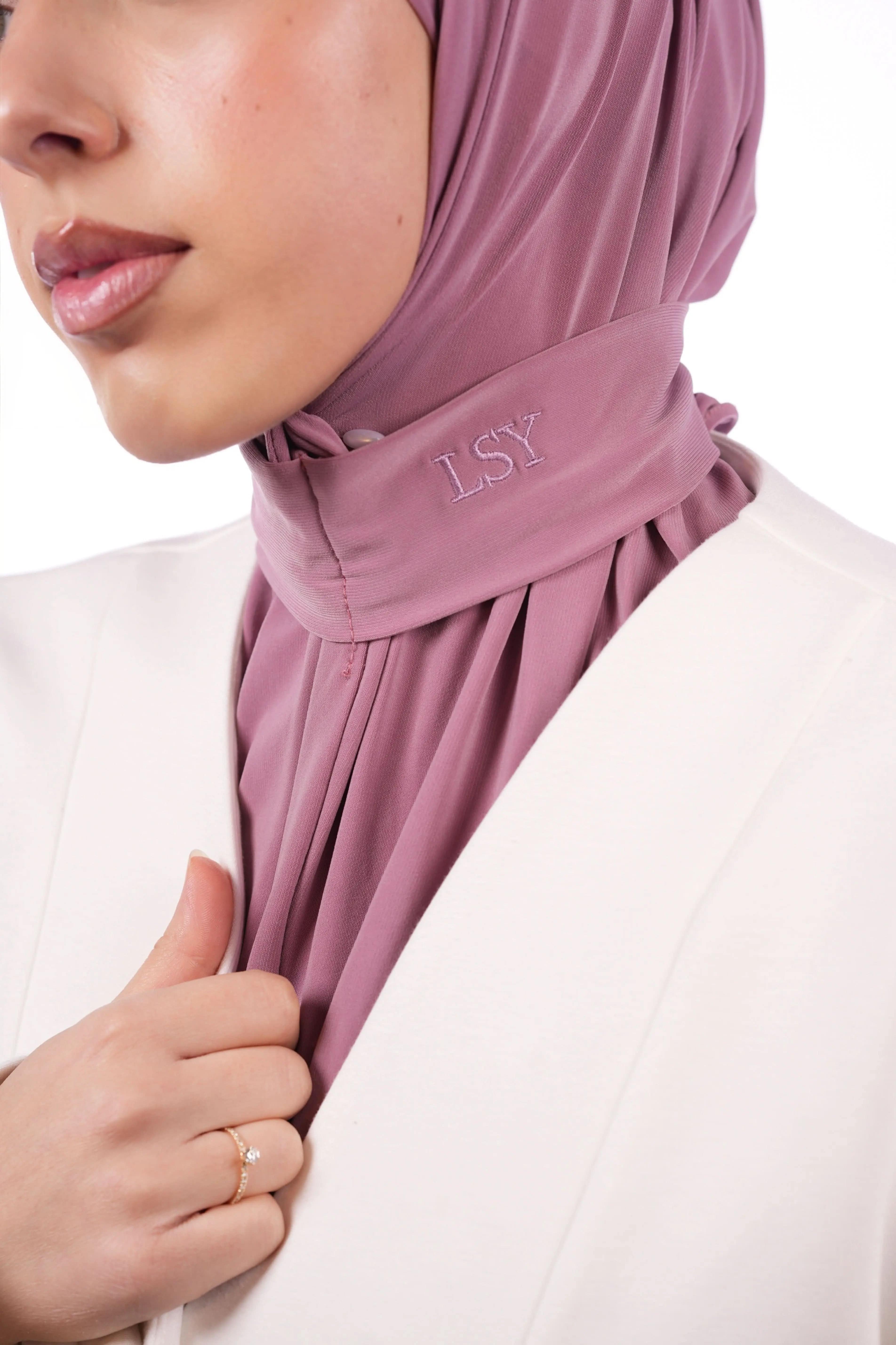 Instant Hijab - dusty rose | LOSYANA – Schneller, moderner Hijab