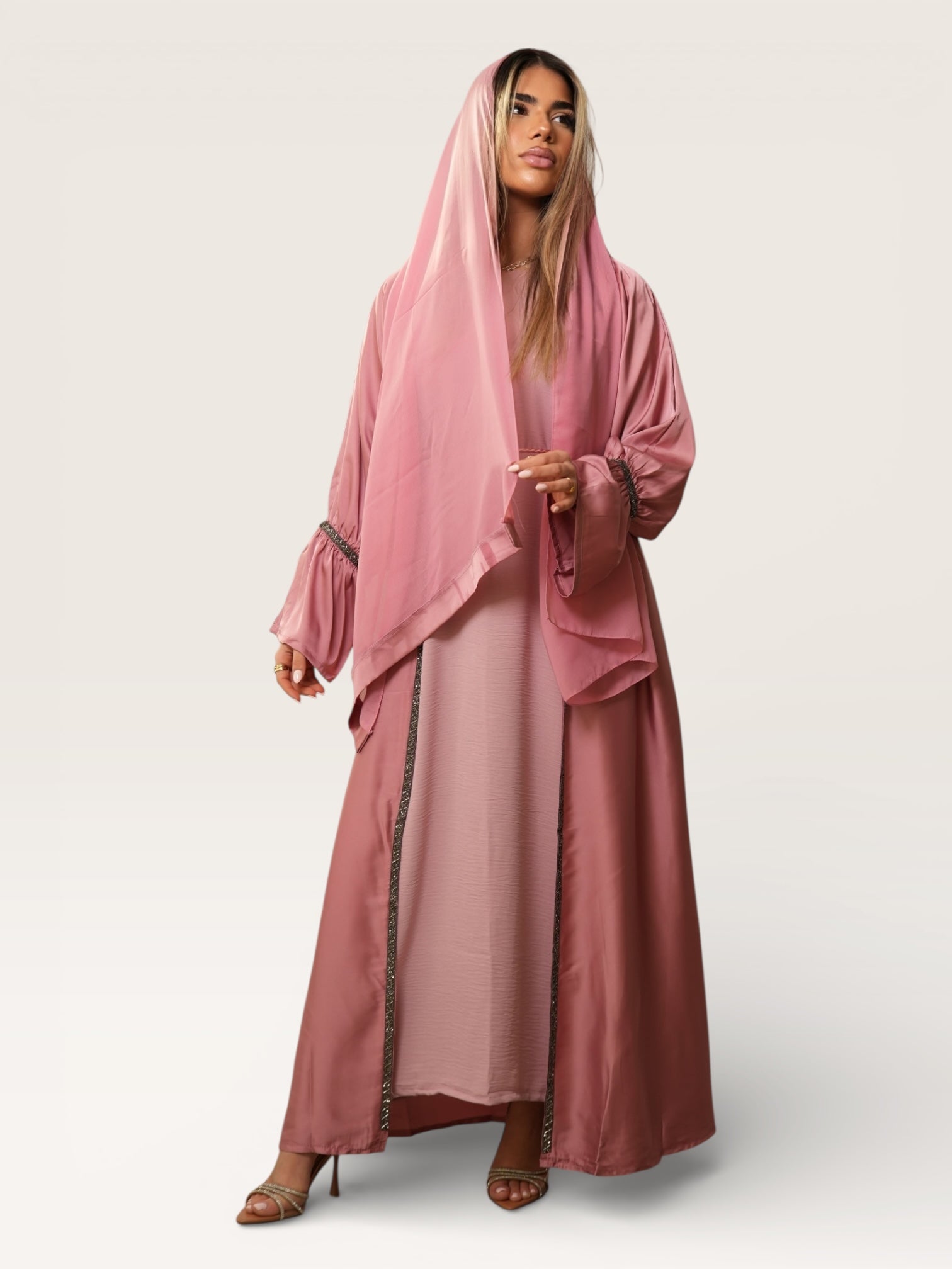 Satin Set - Pink - Losyana.Shop