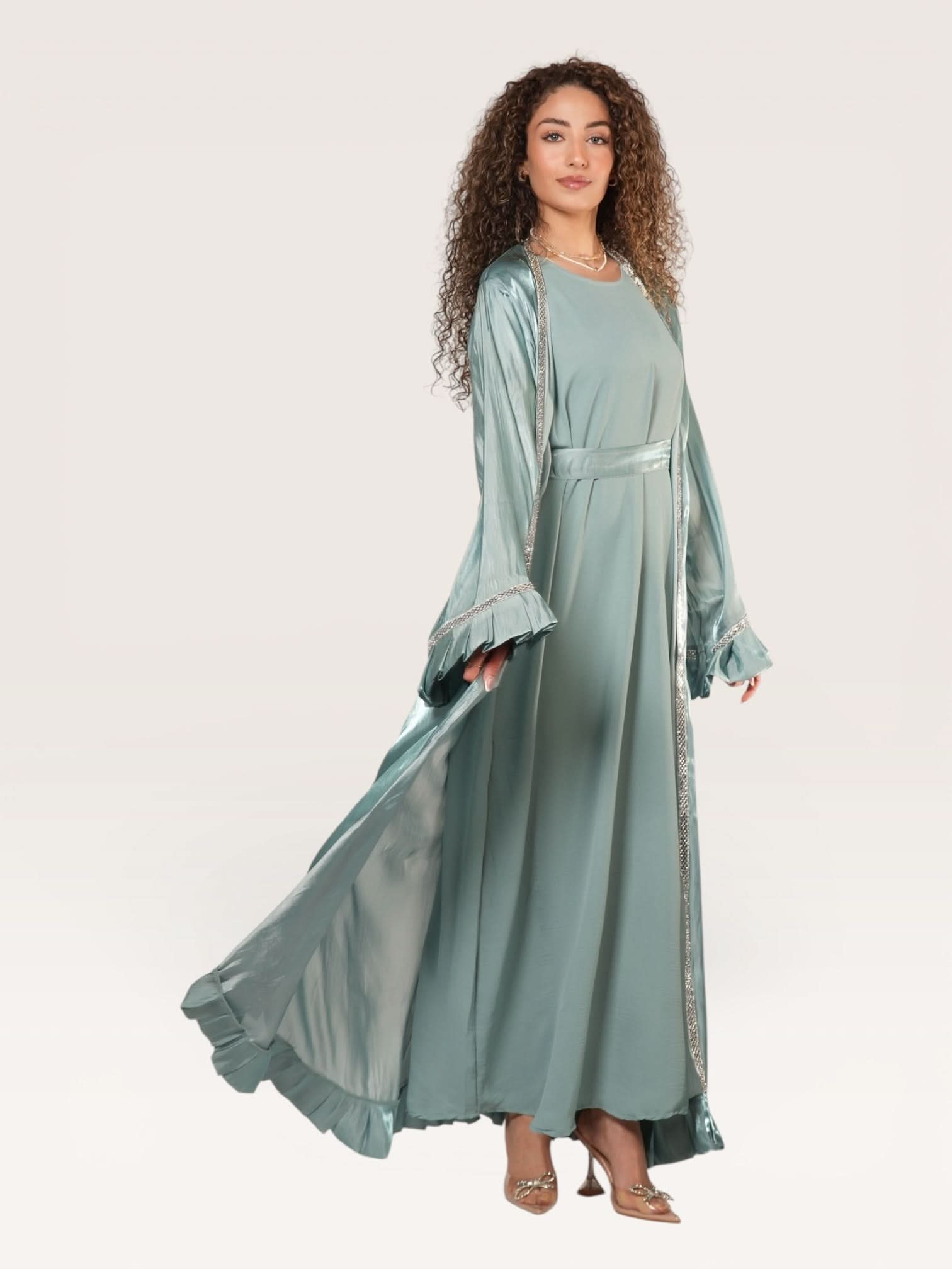 Emirate Abaya - Mint