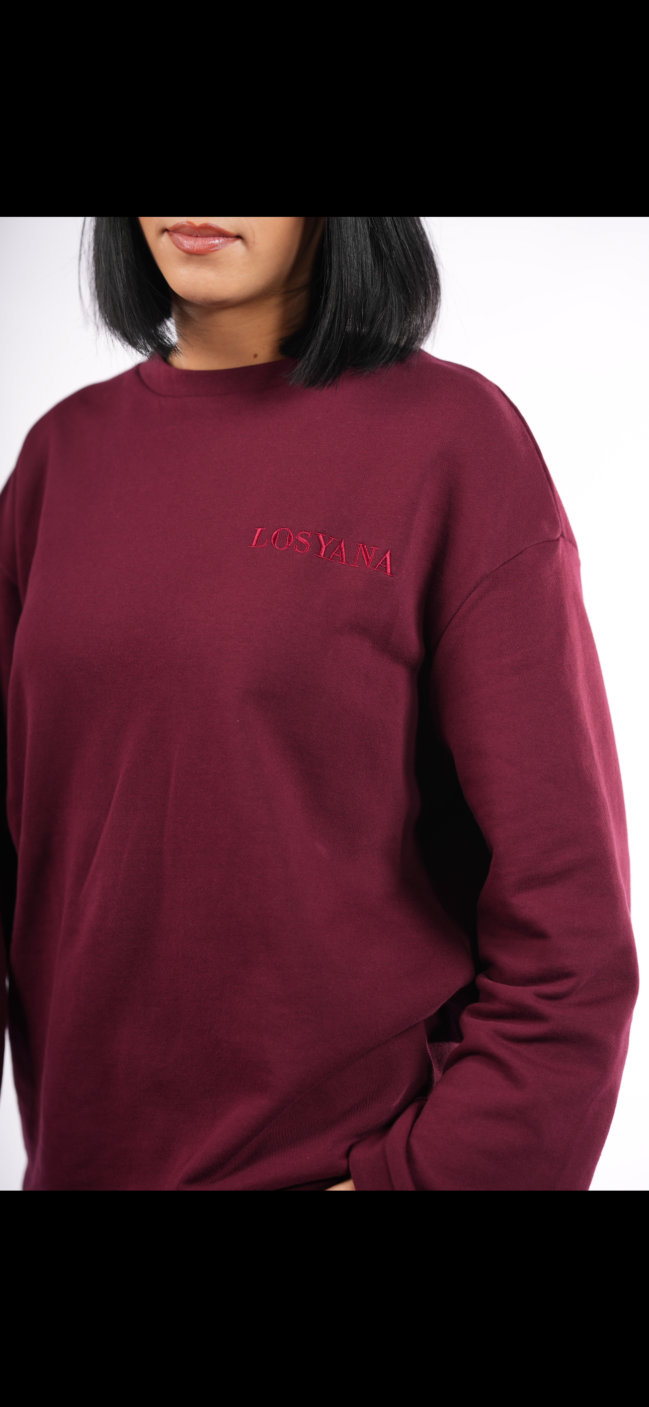 Lounge and Gym set - bordeaux - Losyana.Shop