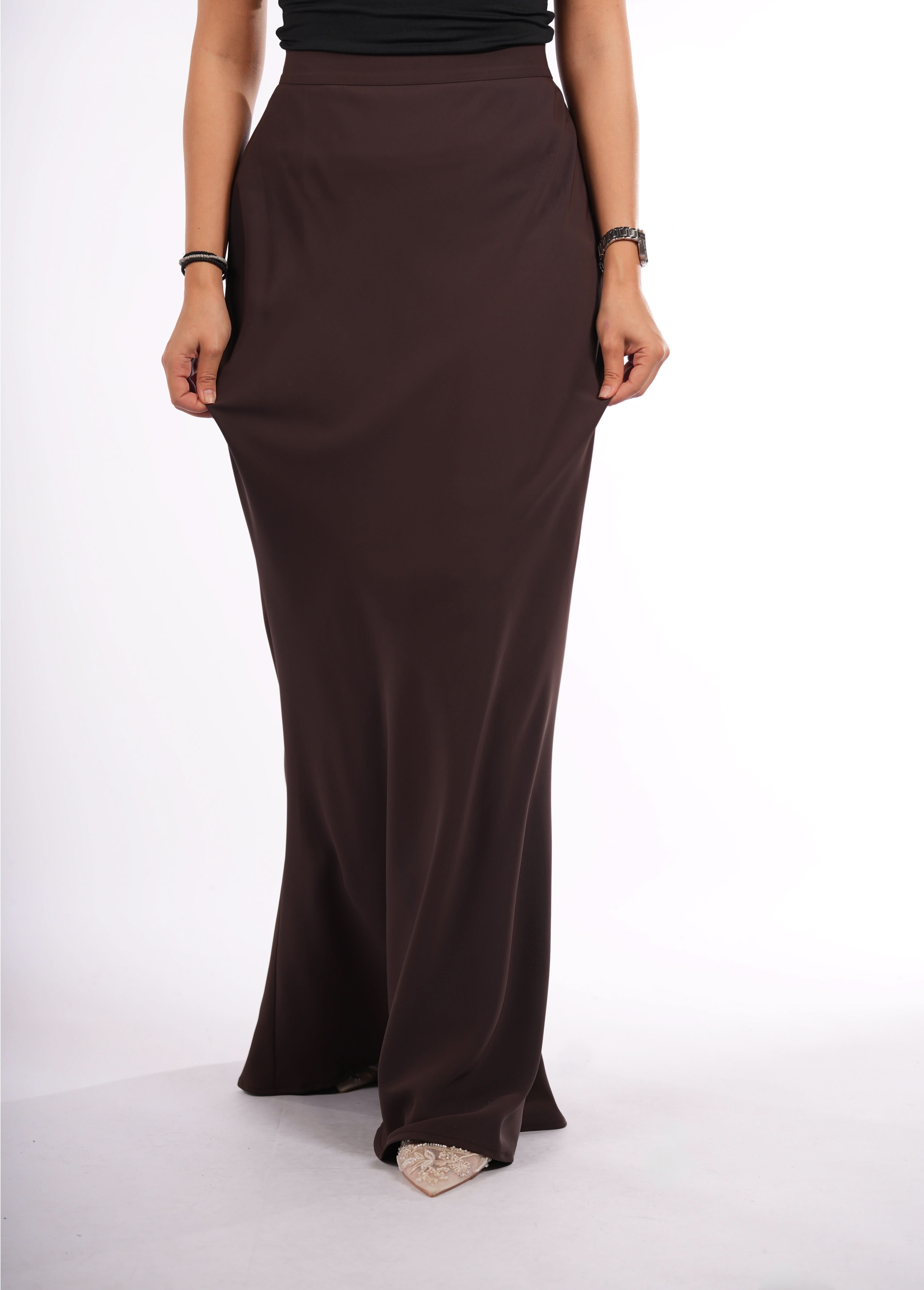 the palais skirt - espresso - Losyana.Shop