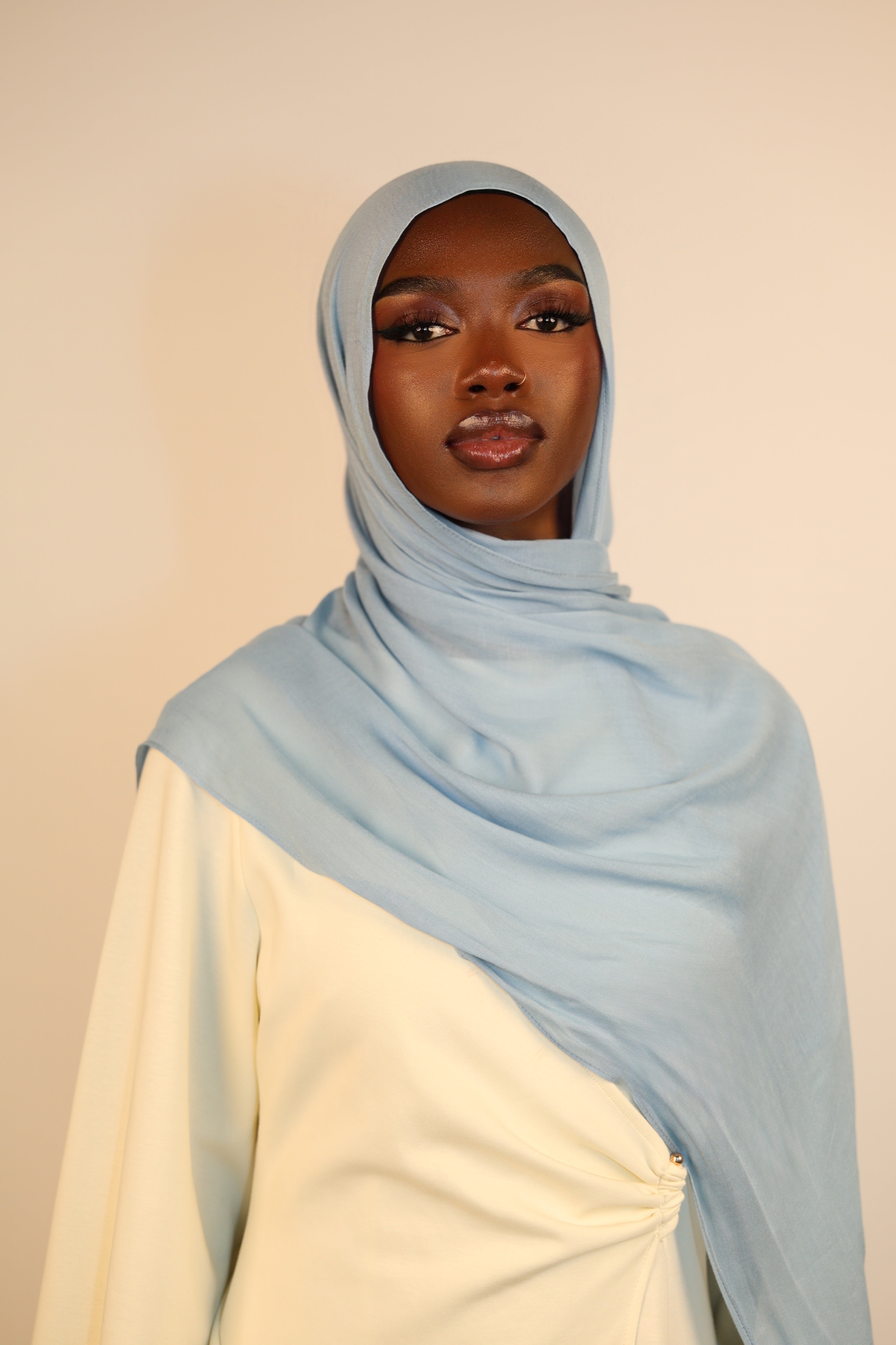 Lightweight Modal Hijab - Dusty Blue