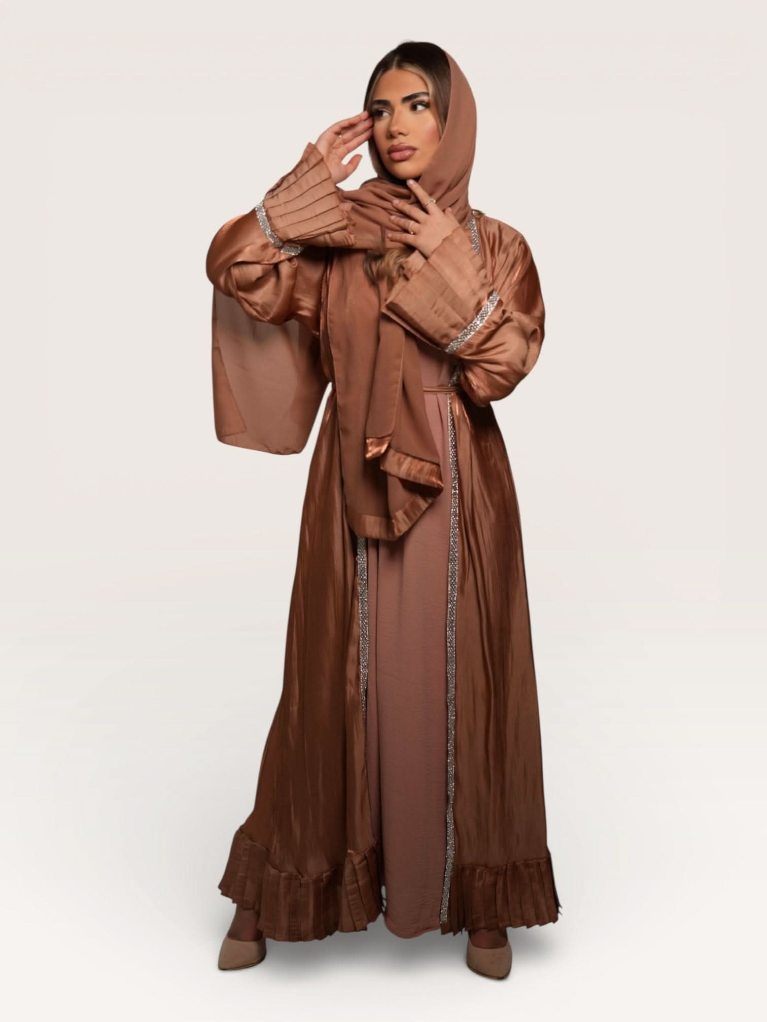 Emirate Abaya - caramel - Losyana.Shop