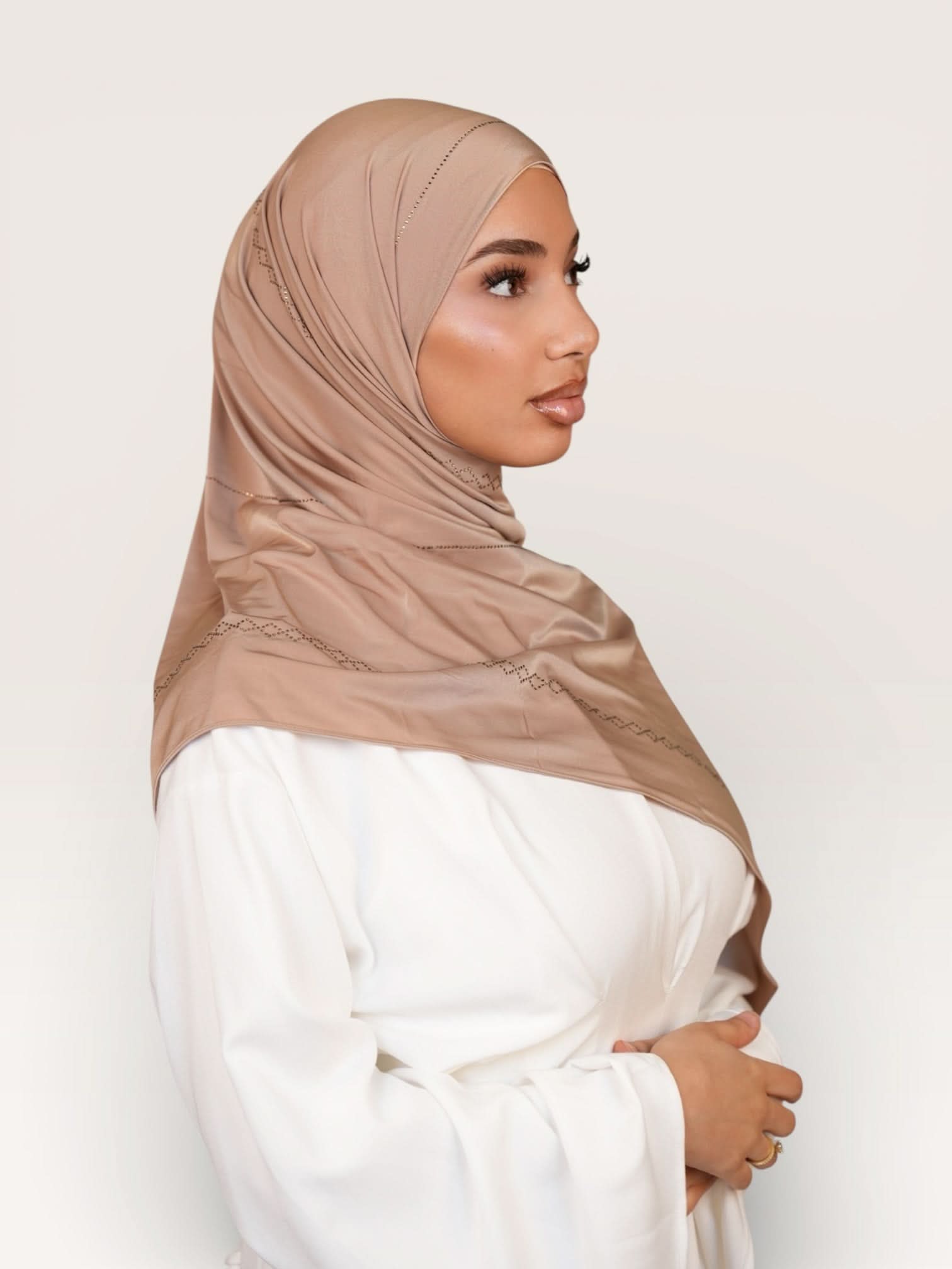 Diamond Satin premium Jersey - sand