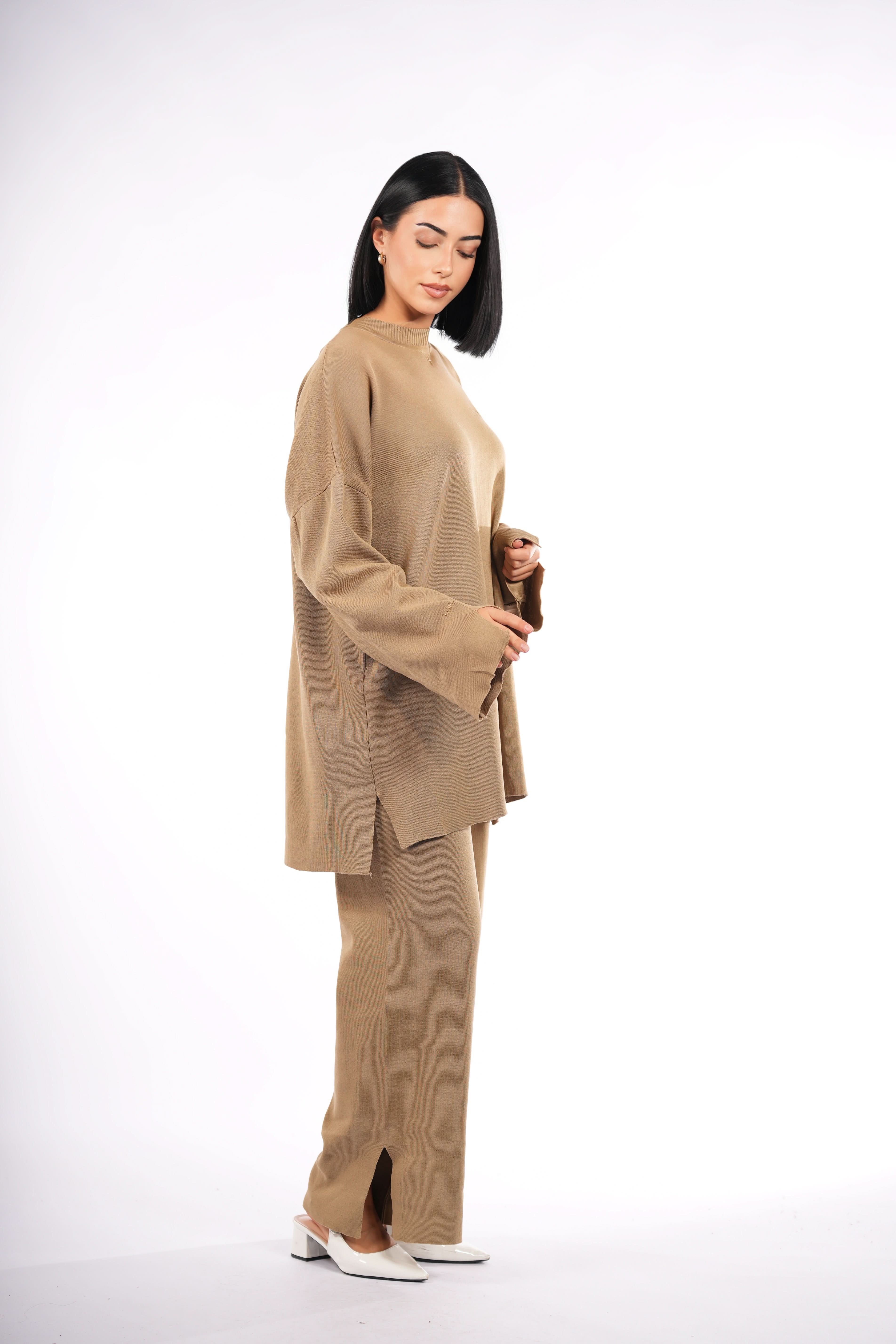 Signature Cotton Set - beige - Losyana.Shop