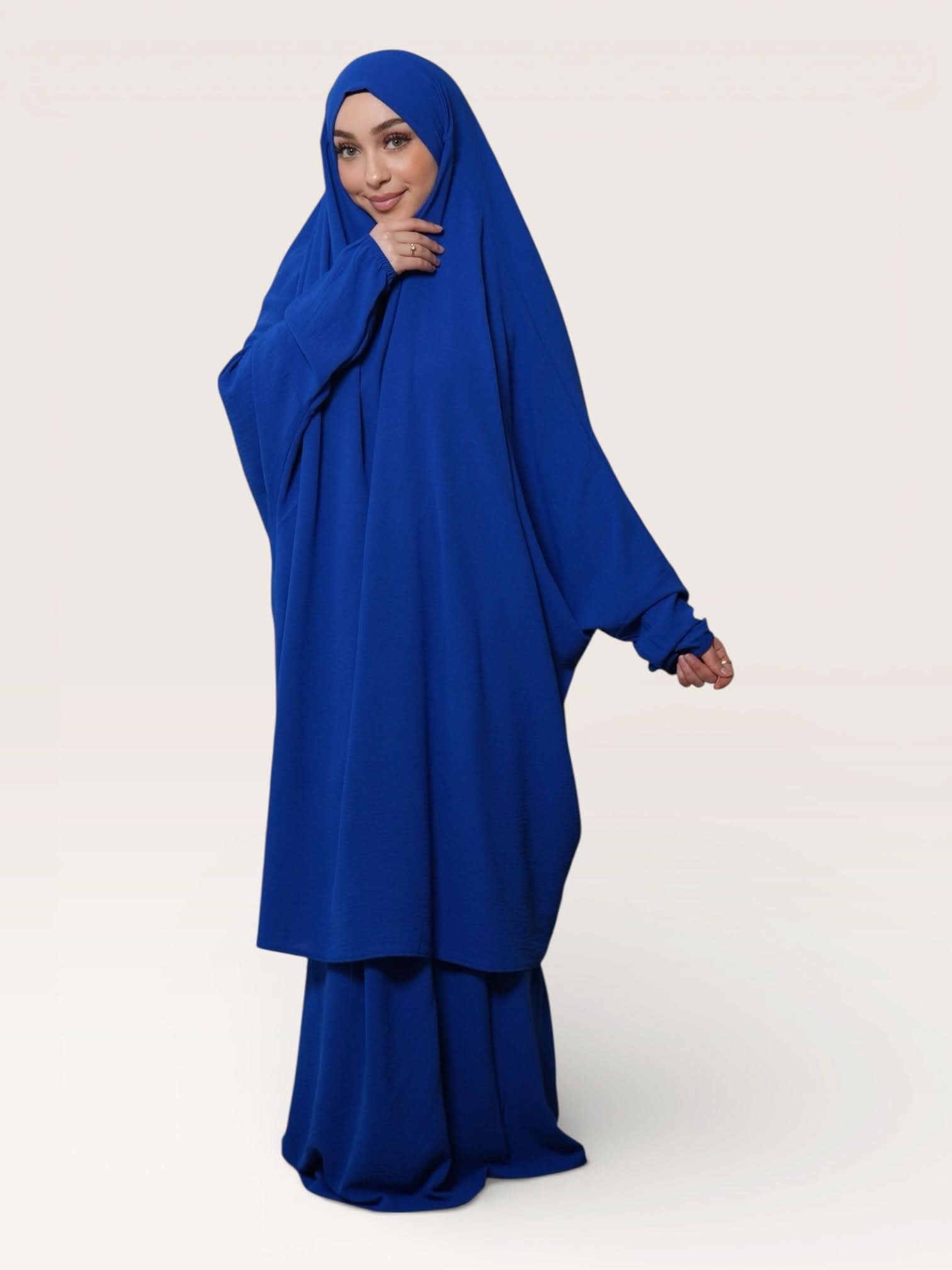 jazz jilbab - royal blue - Losyana.Shop