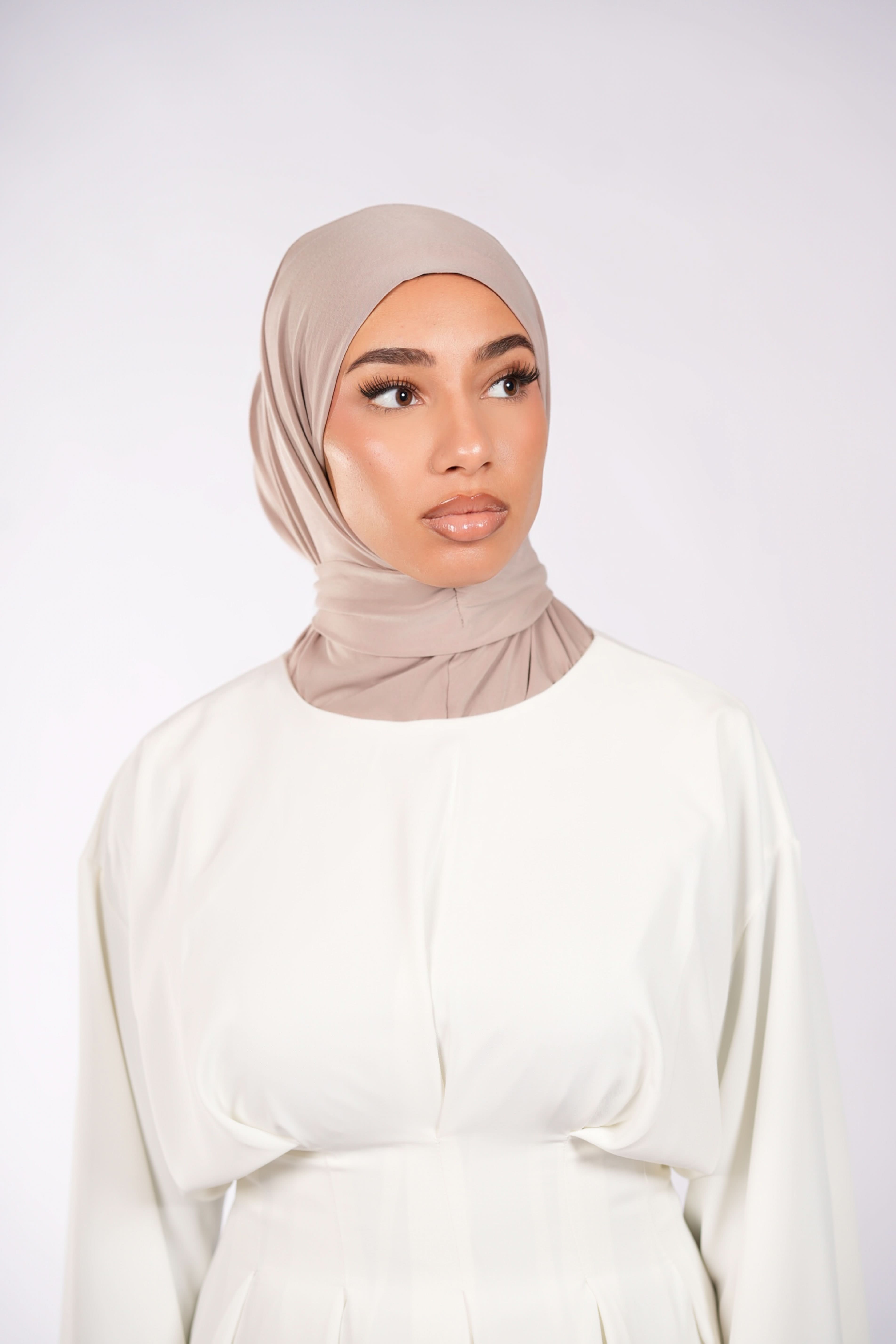 Instant Hijab - cream