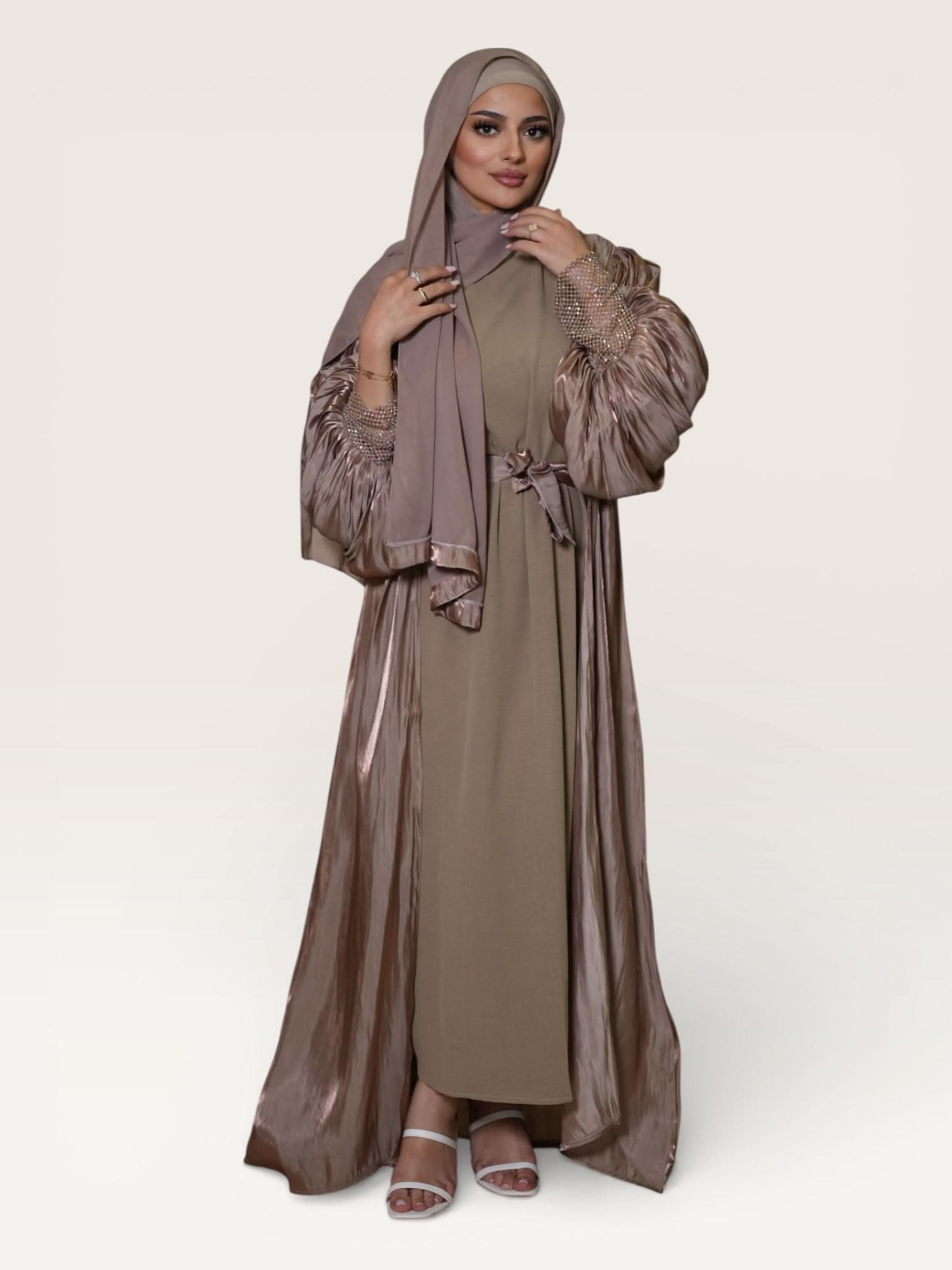 Dubai Abaya - golden beige