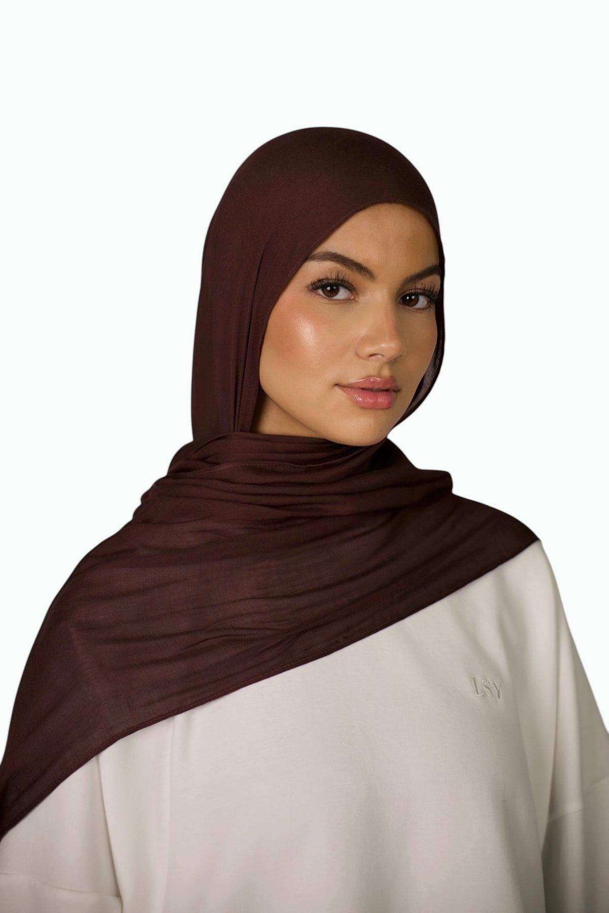 Lightweight Modal Hijab - Espresso