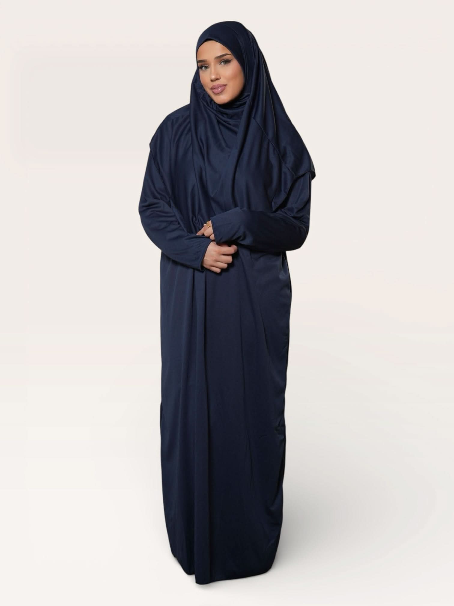 prayer dress jersey - navy - Losyana.Shop