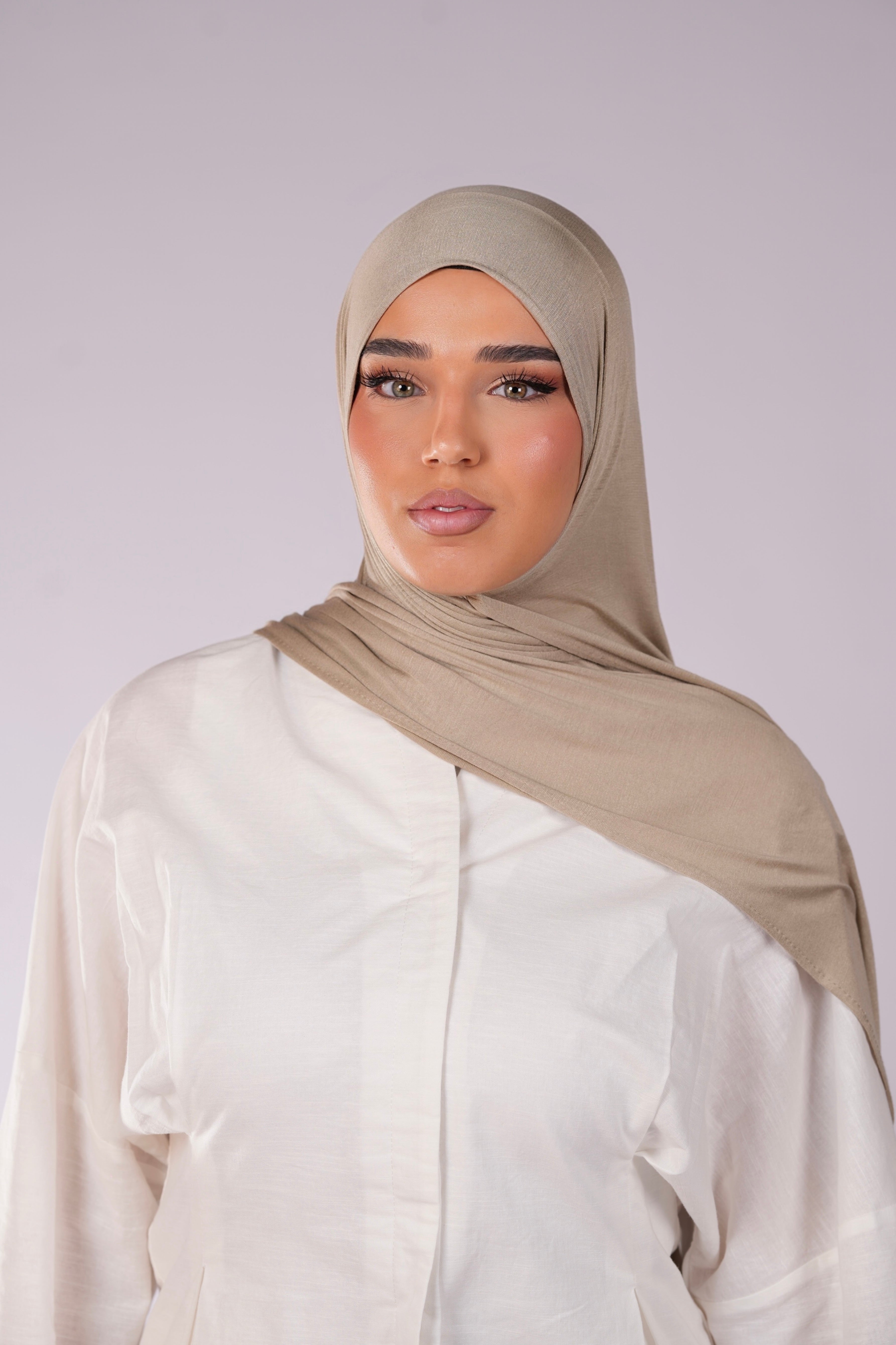Bamboo jersey - khaki beige