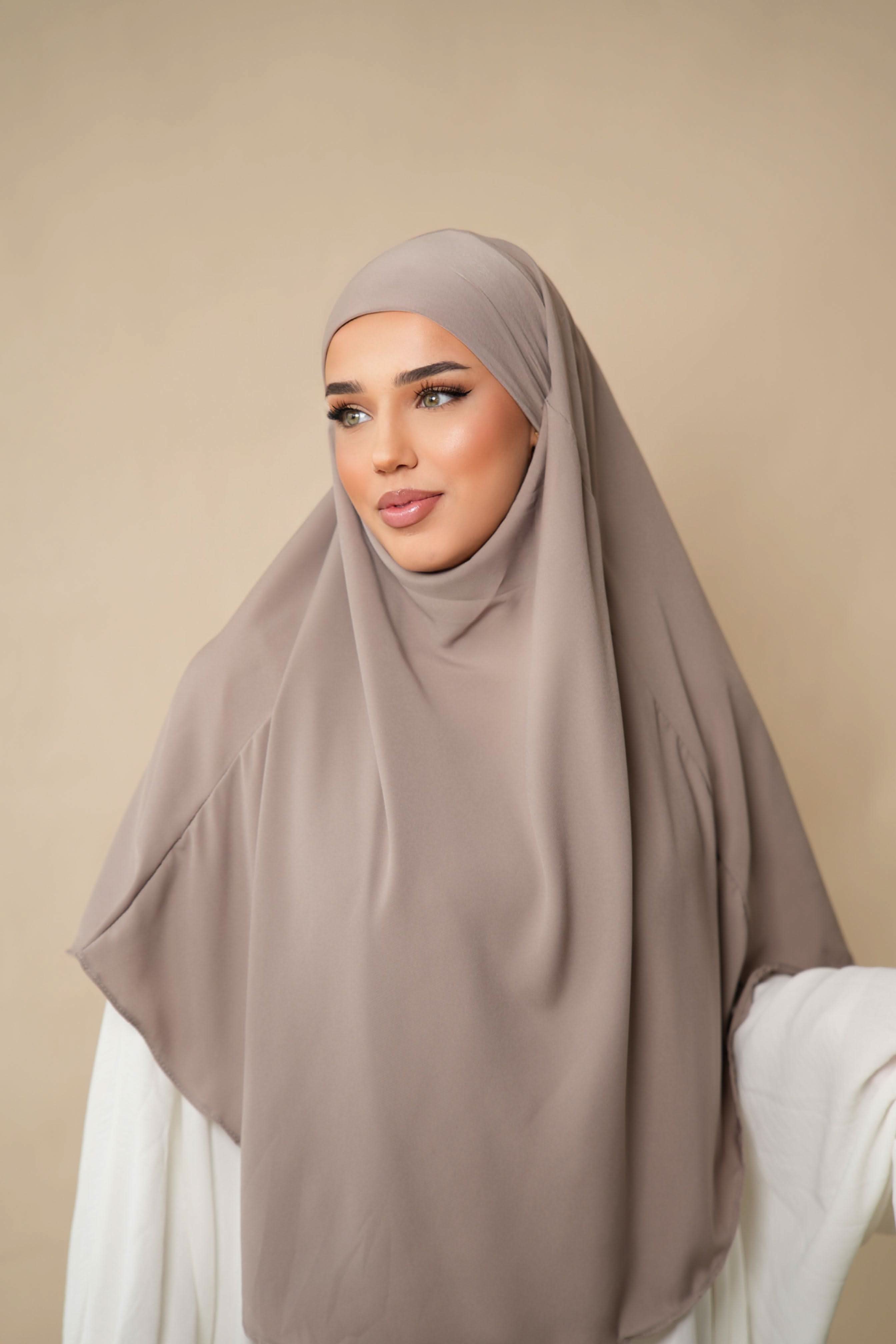 Short Khimar - Mocca Brown - Losyana.Shop